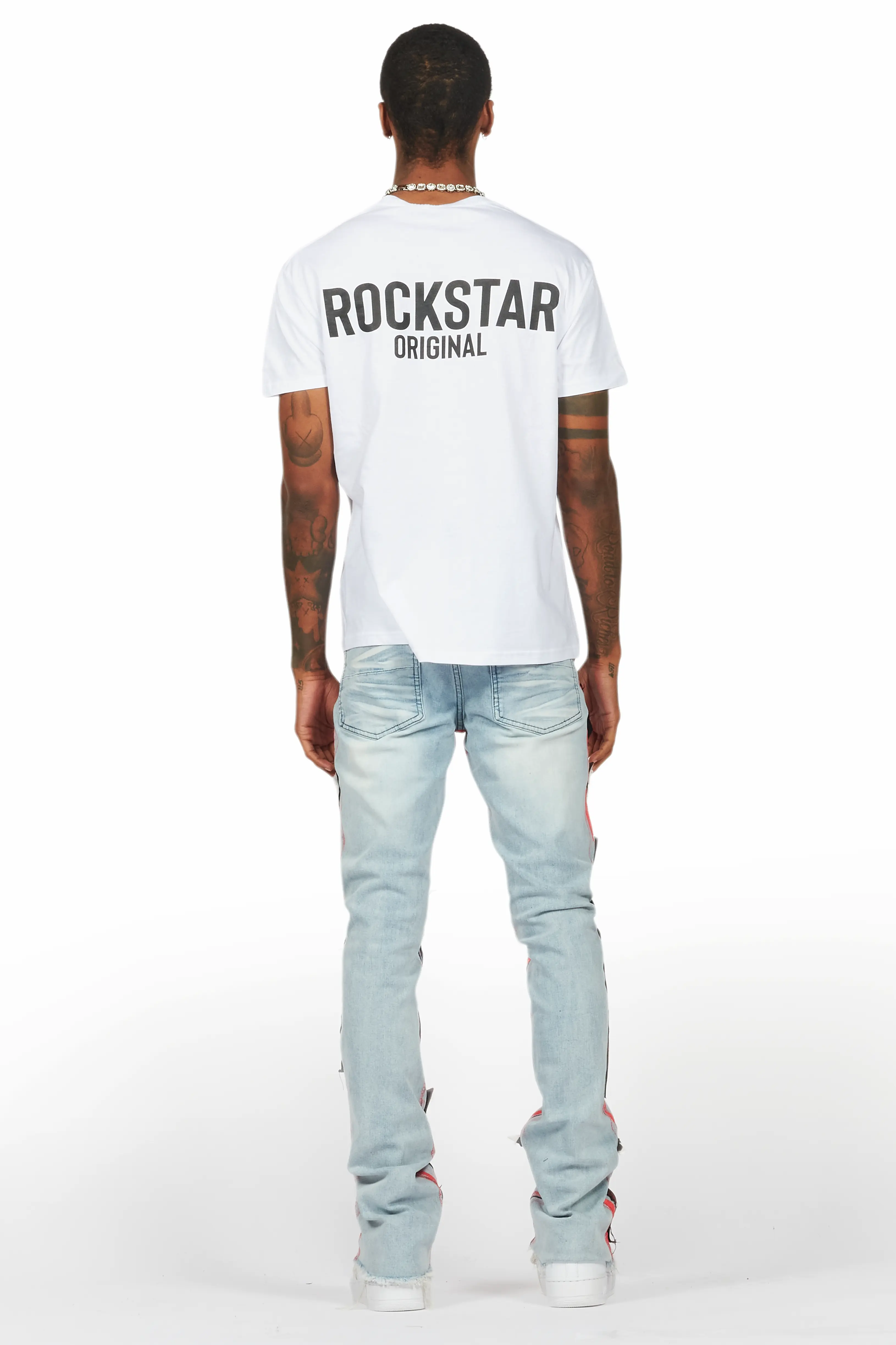 Sana White/Black Graphic T-Shirt - Image 12