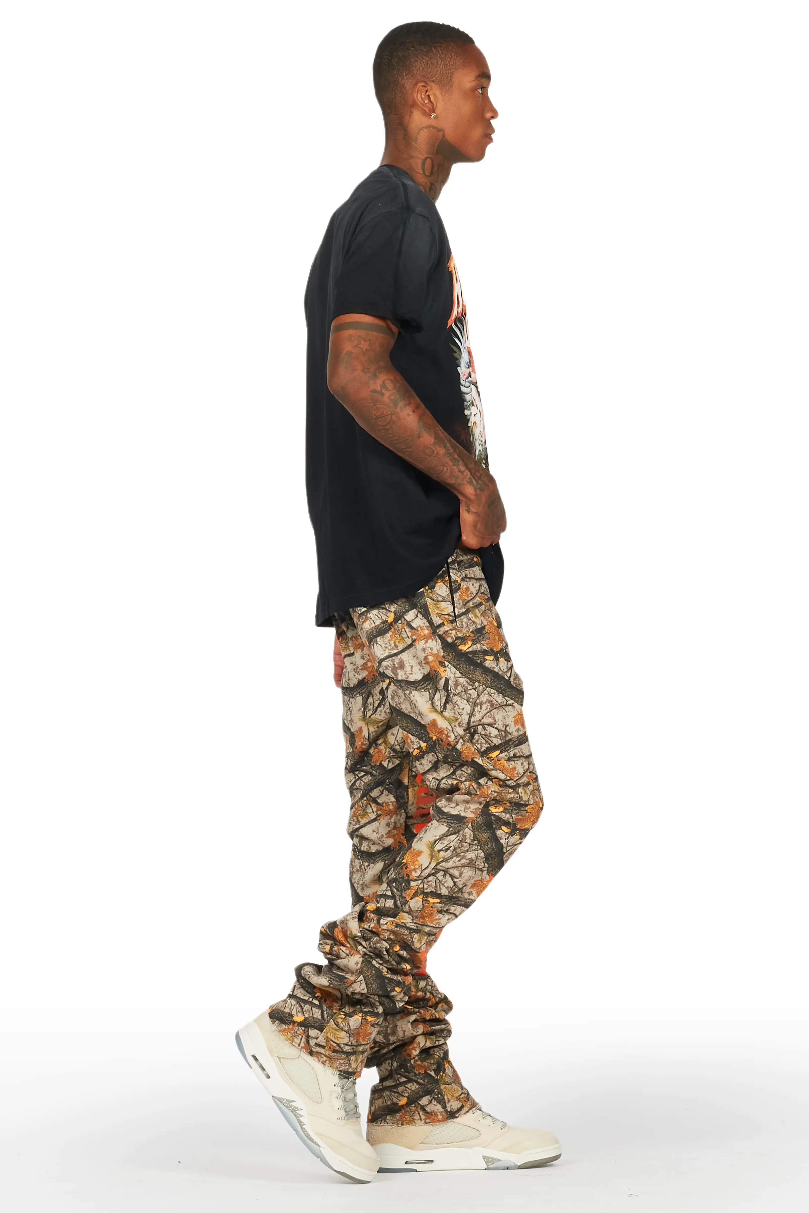 Ferris Black Graphic Oversized T-Shirt - Image 3
