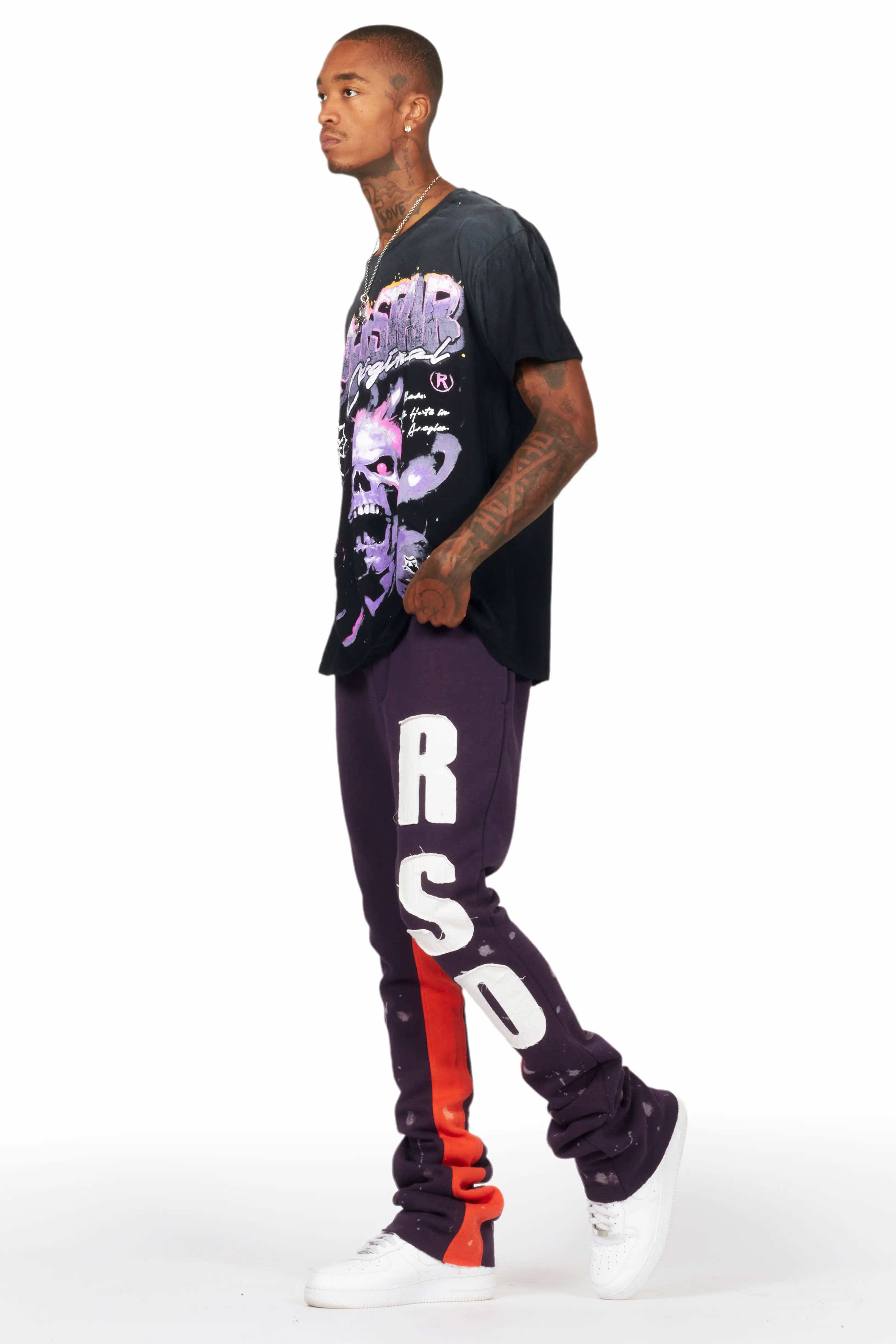 Yamal Black Graphic Oversized T-Shirt - Image 5