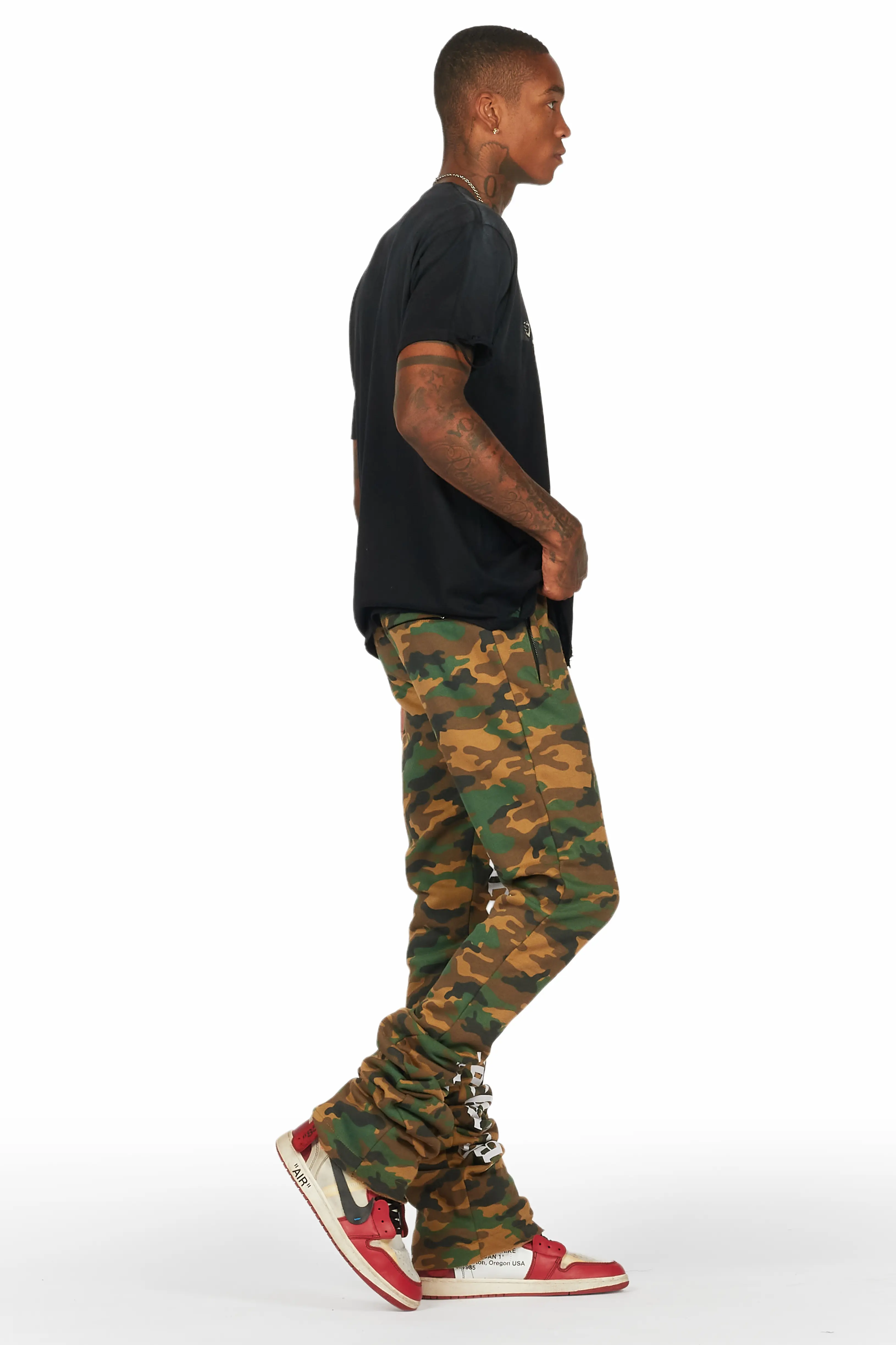 Barke Black Graphic Oversized T-Shirt - Image 3