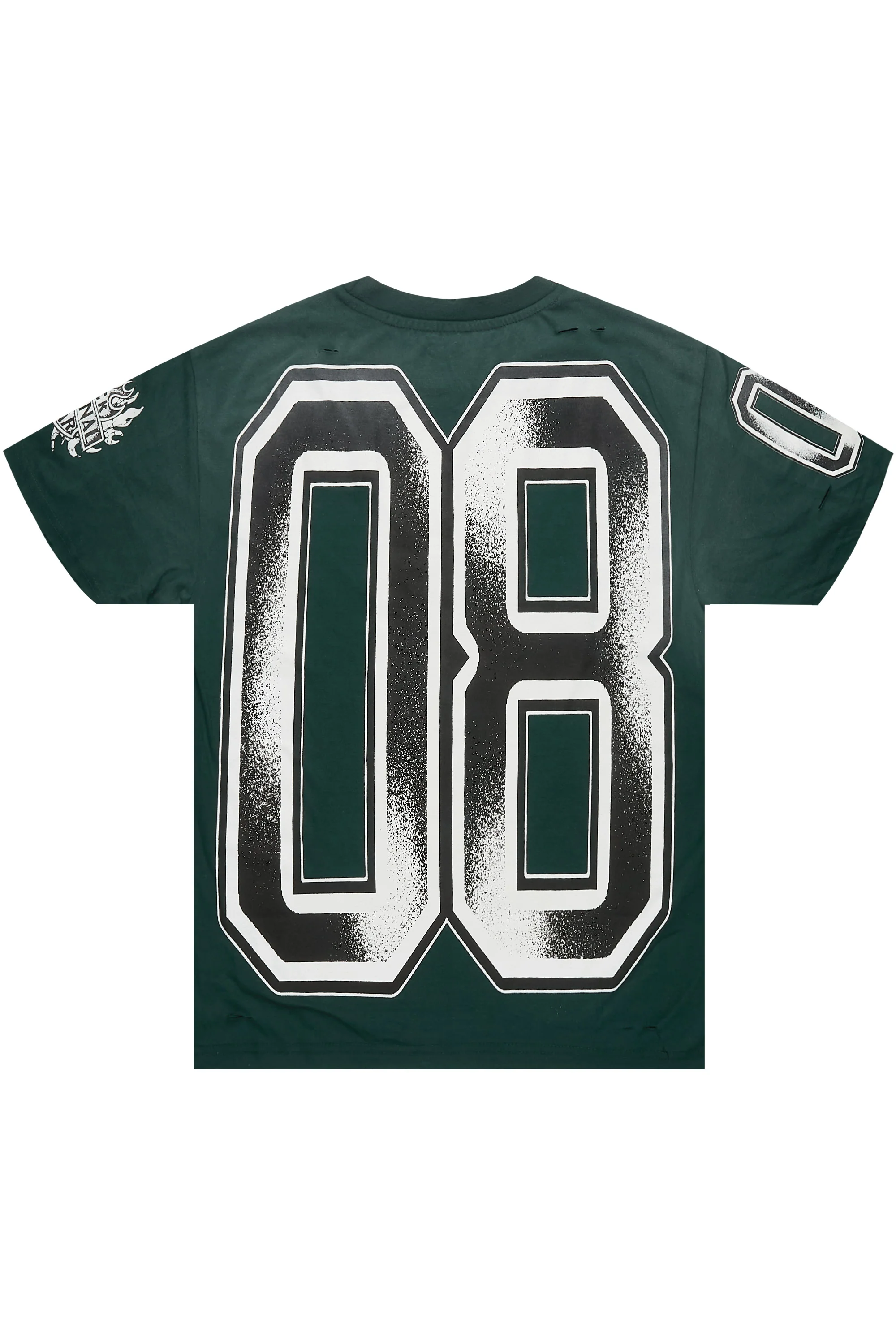 Alim Dark Green Oversized Graphic T-Shirt - Image 9