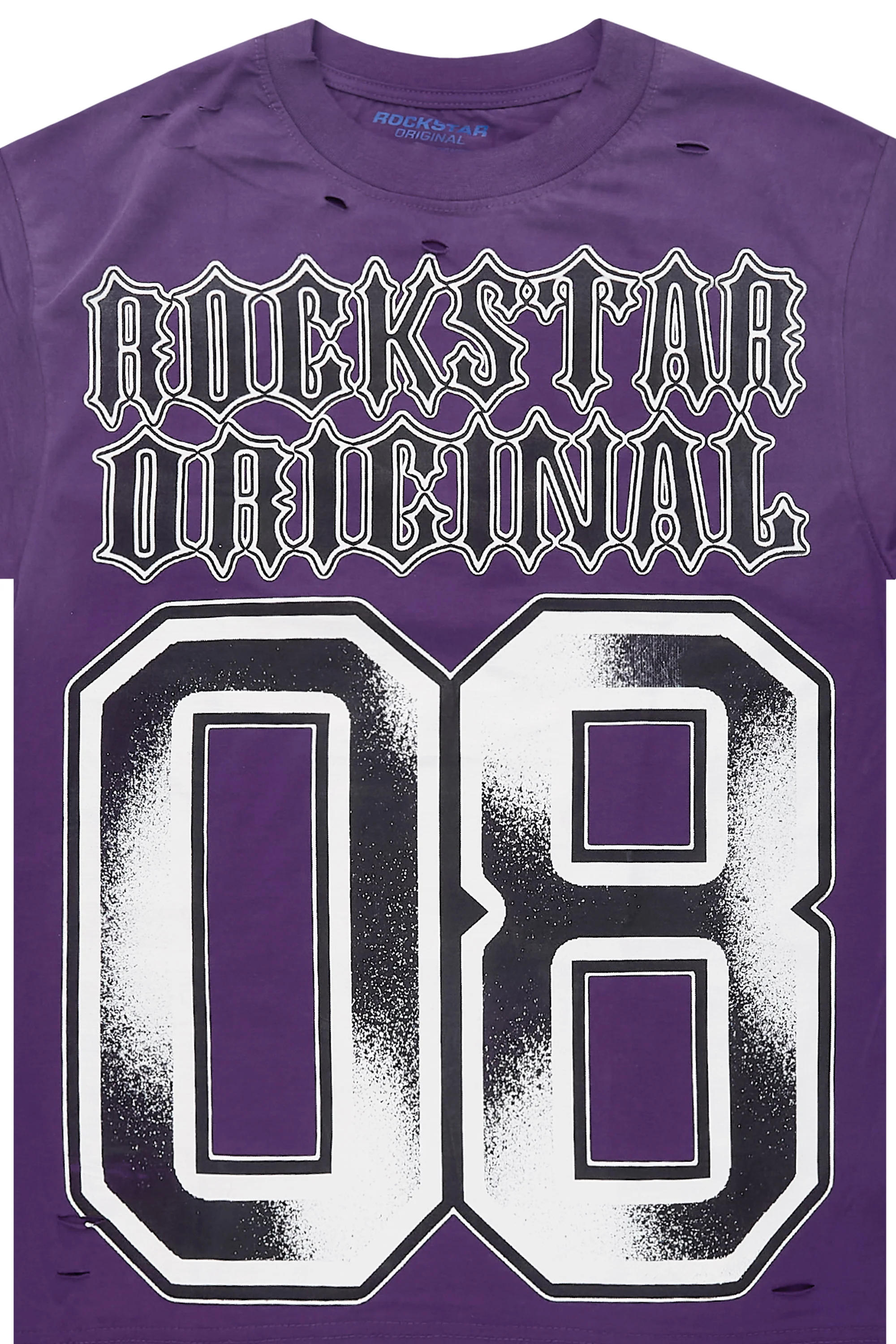 Alim Purple Oversized Graphic T-Shirt - Image 5