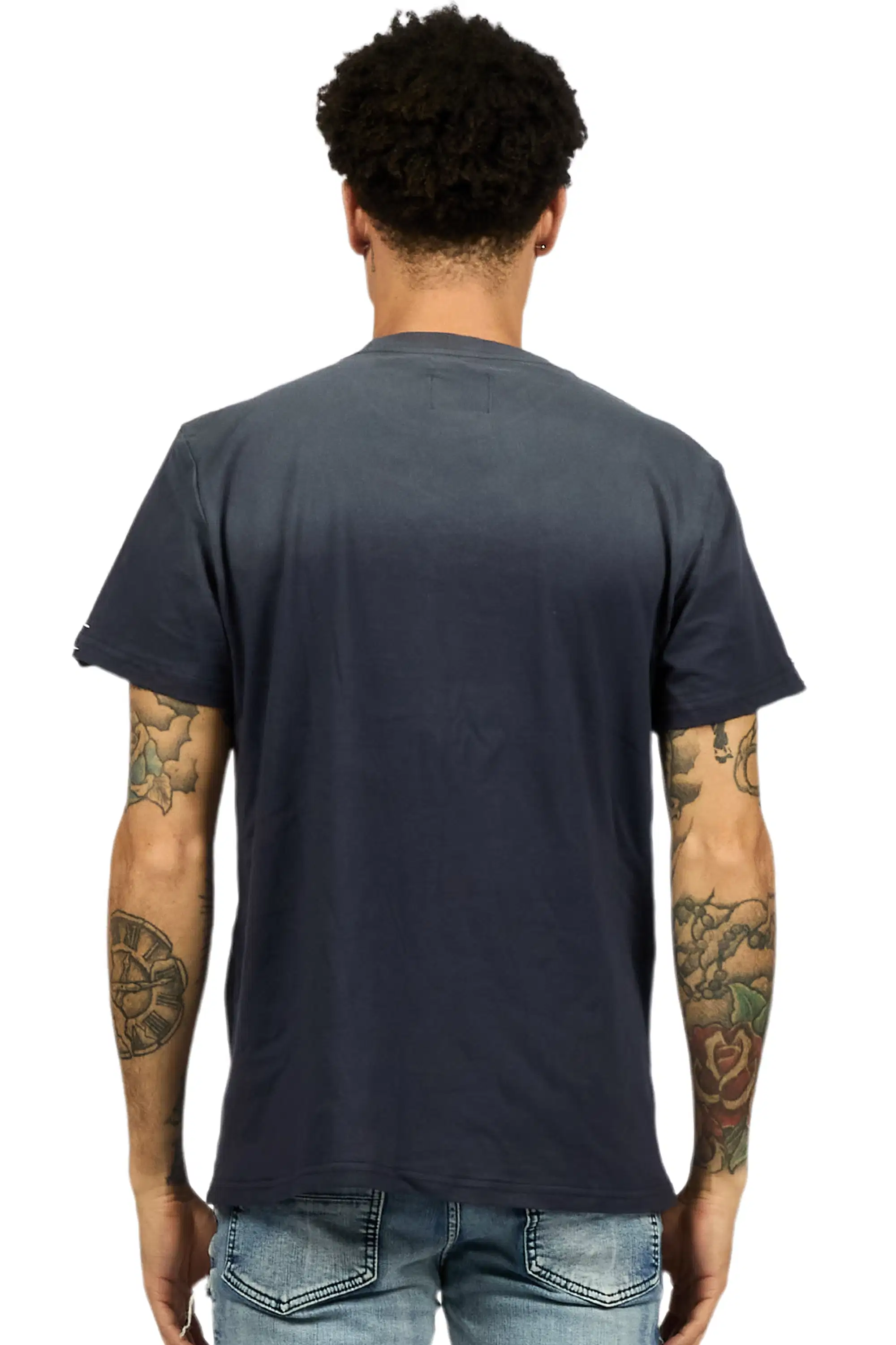 Deiter Navy Oversized Graphic T-Shirt - Image 4