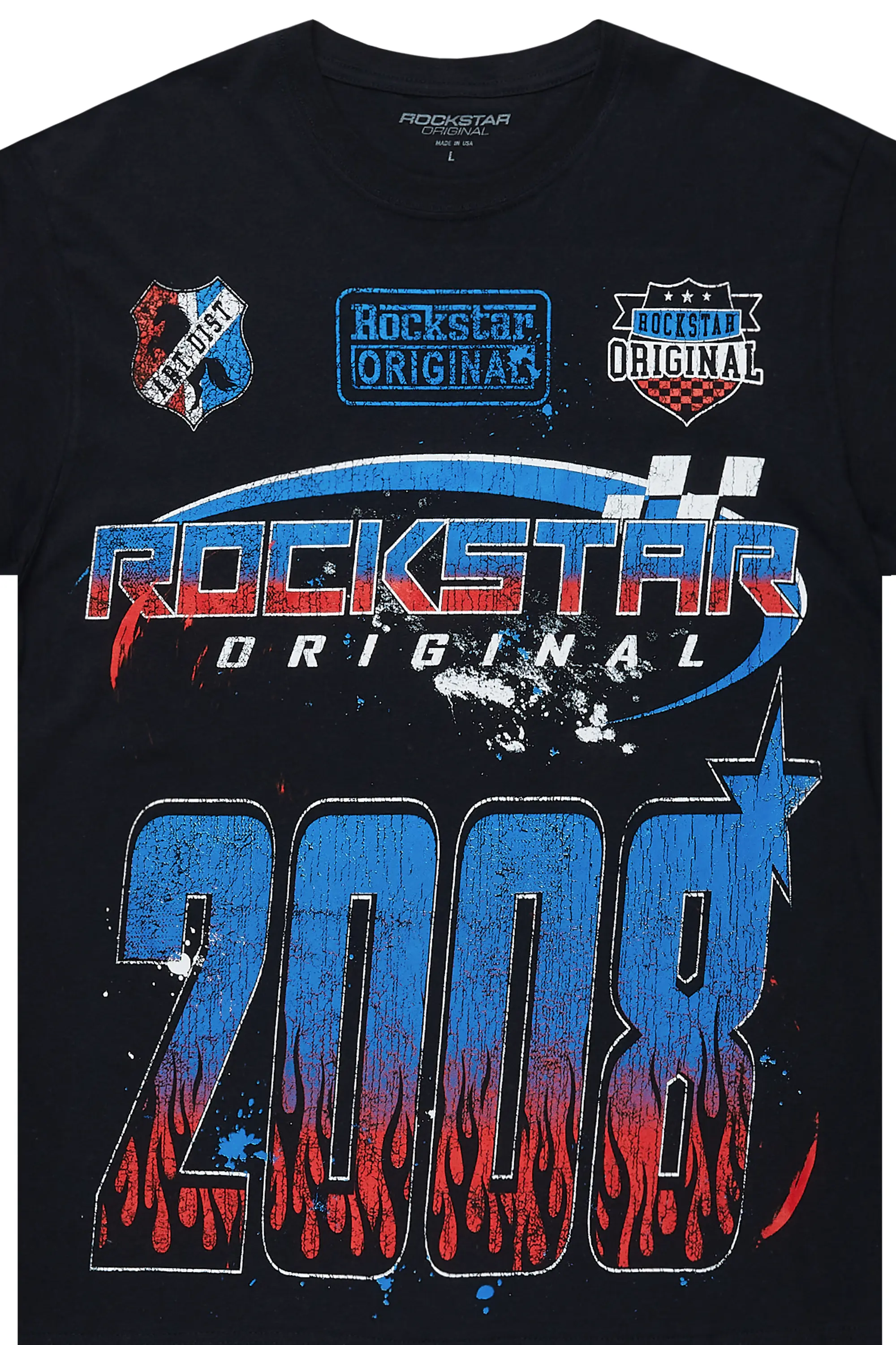 Amos Black/Multi Graphic T-Shirt - Image 6