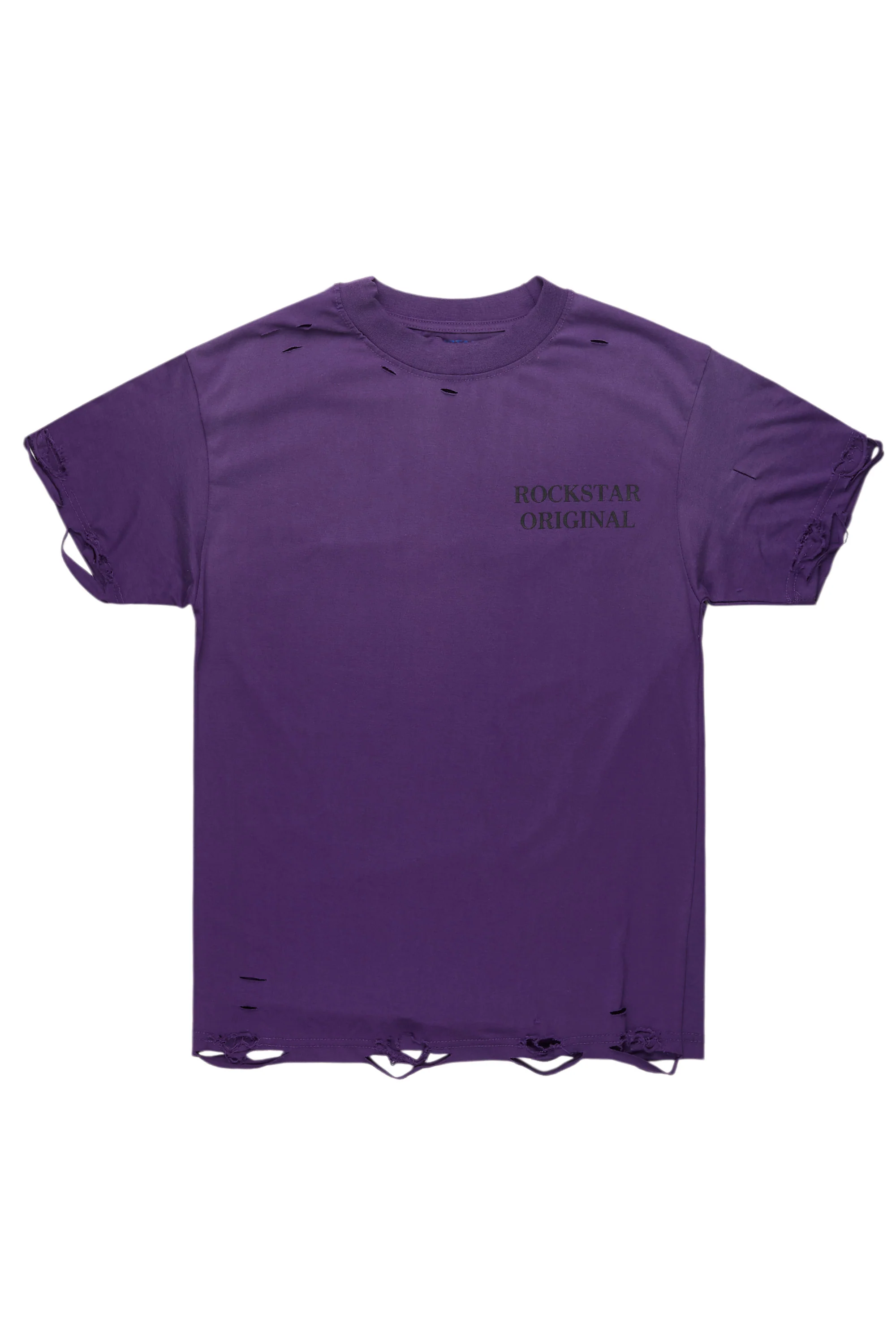 Drako Purple Oversized Graphic T-Shirt - Image 9
