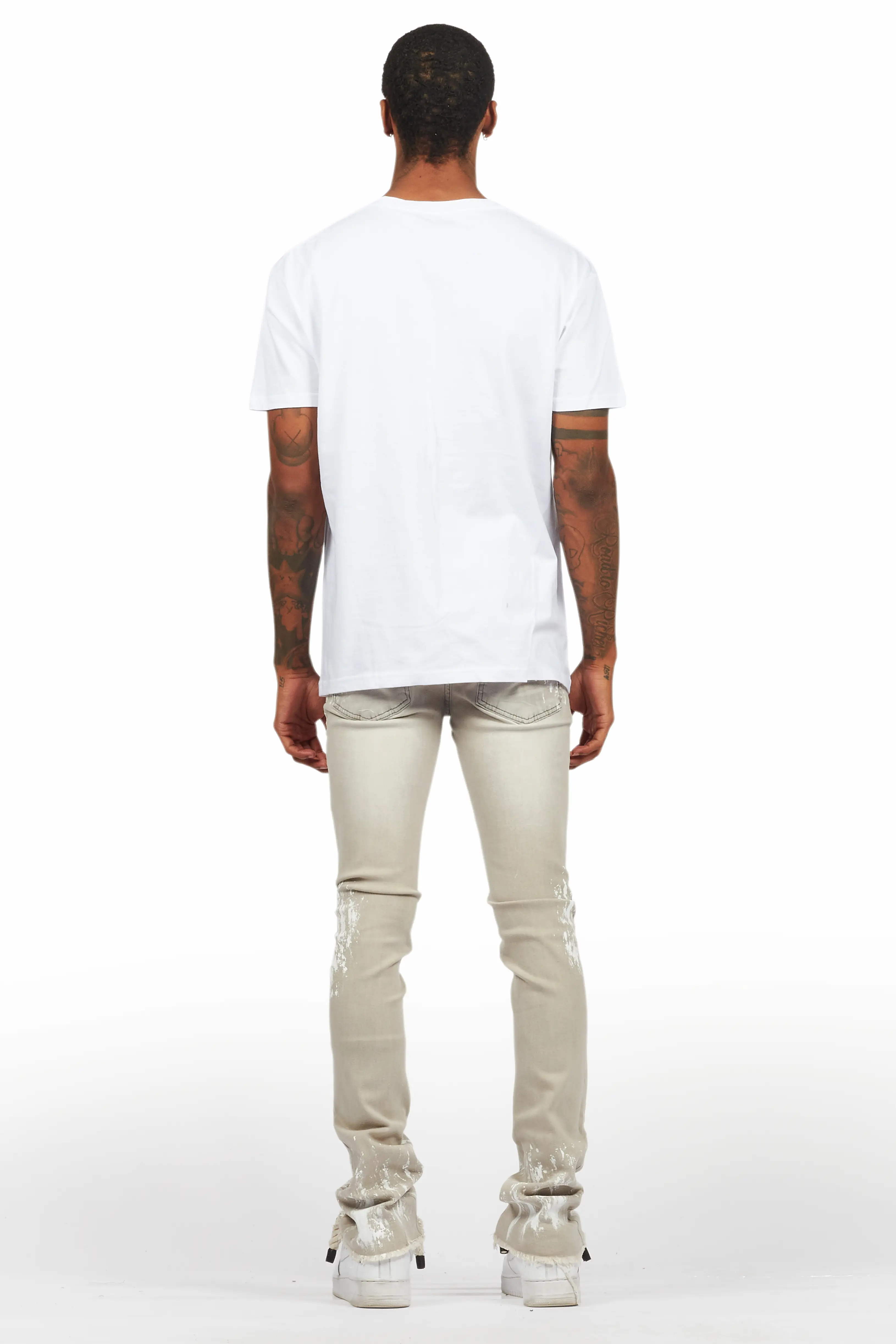 Deangelo White Graphic T-Shirt - Image 5