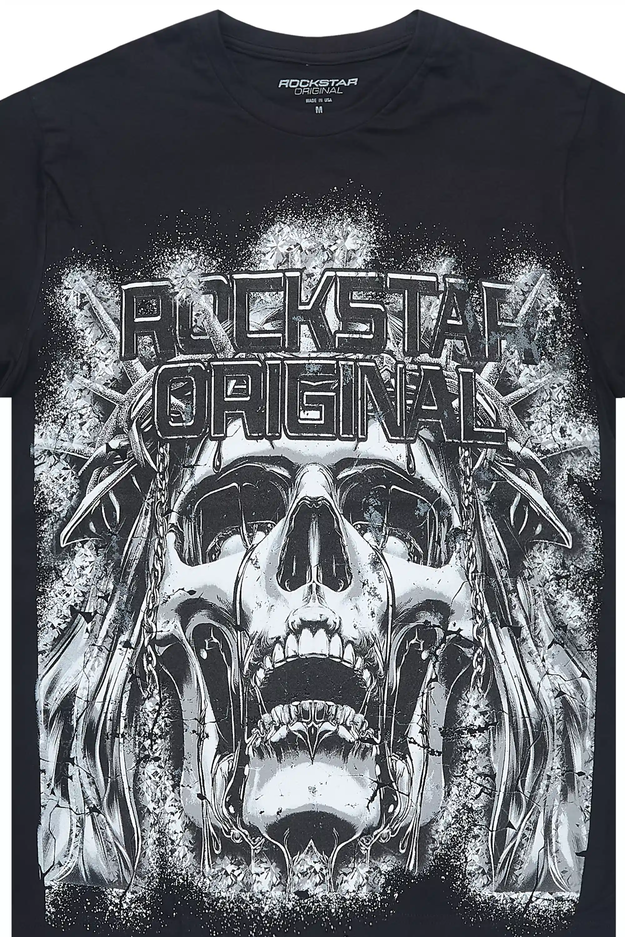 Keon Black Graphic T-Shirt - Image 5