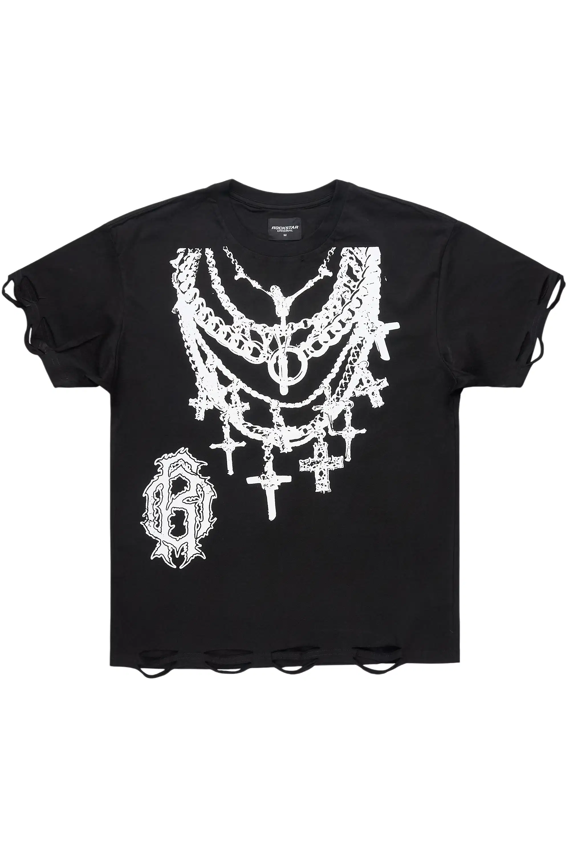 Nyro Black Oversized Graphic T-Shirt