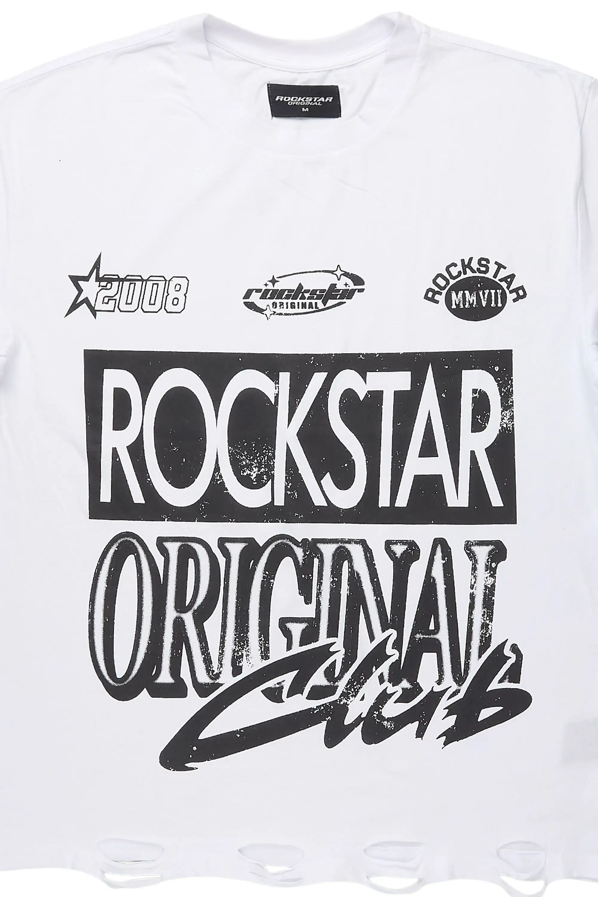 Rylok White Oversized Graphic T-Shirt - Image 6