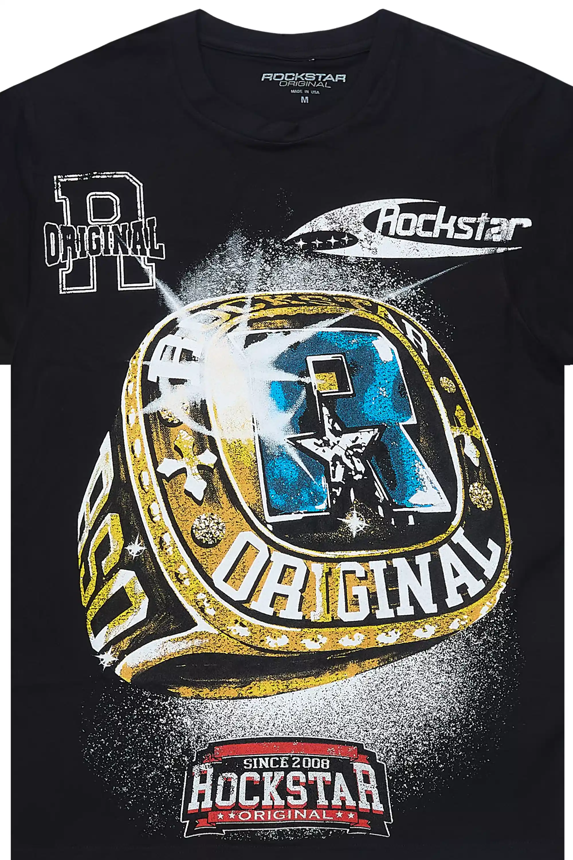 Gemchamp Black Graphic T-Shirt - Image 5