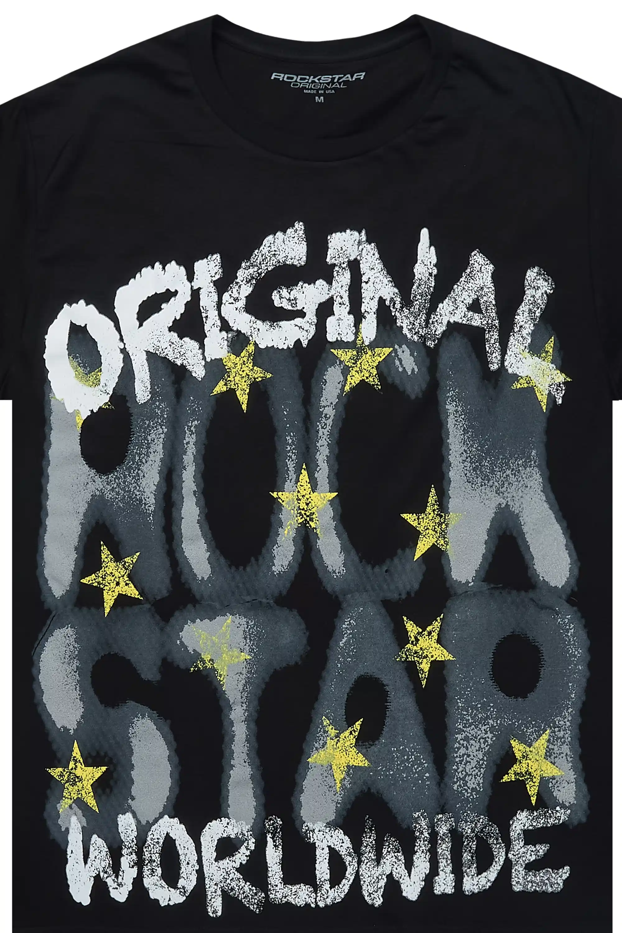 Xaerys Black Oversized Graphic T-Shirt - Image 5