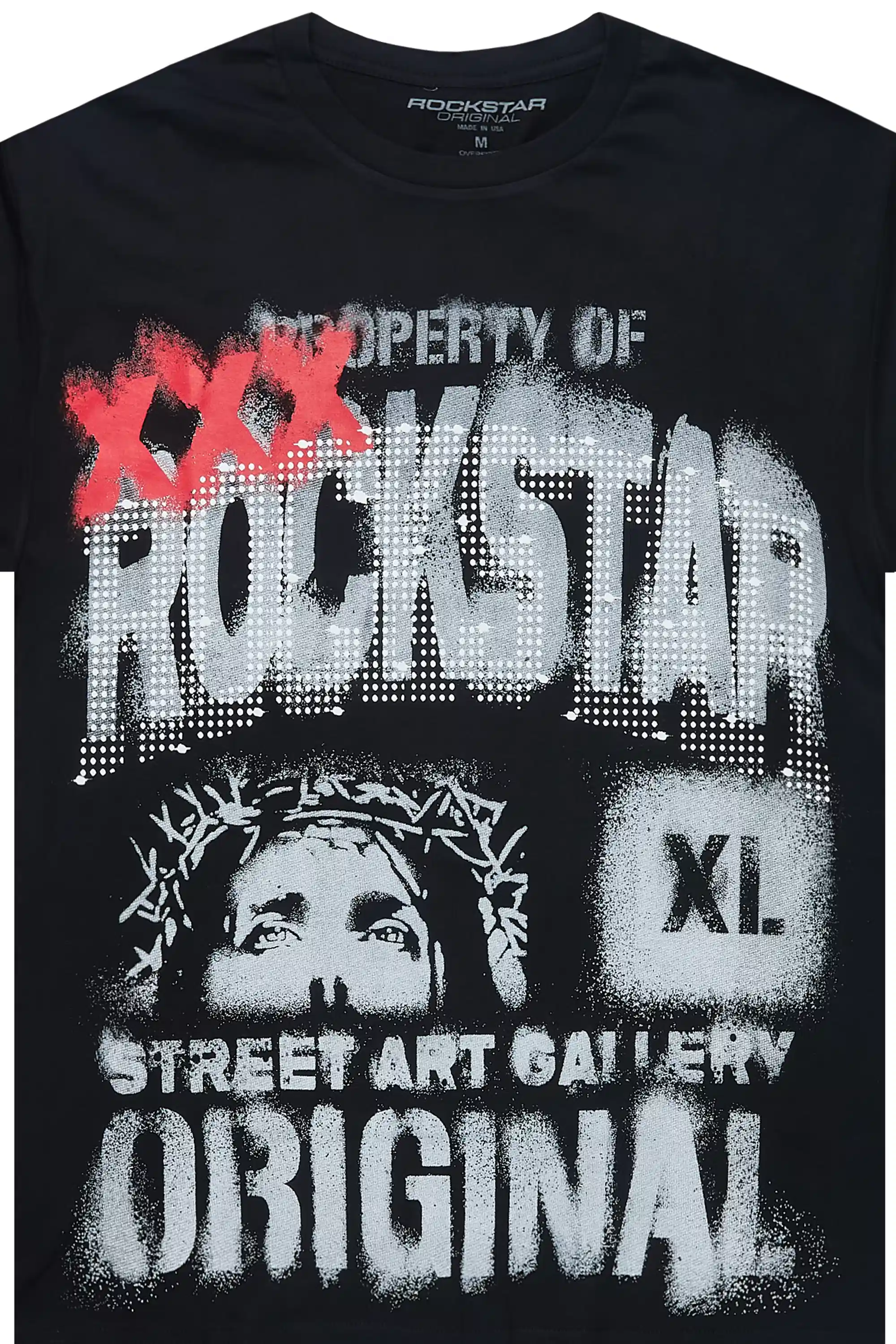 Kyo Black Oversized Graphic T-Shirt - Image 6