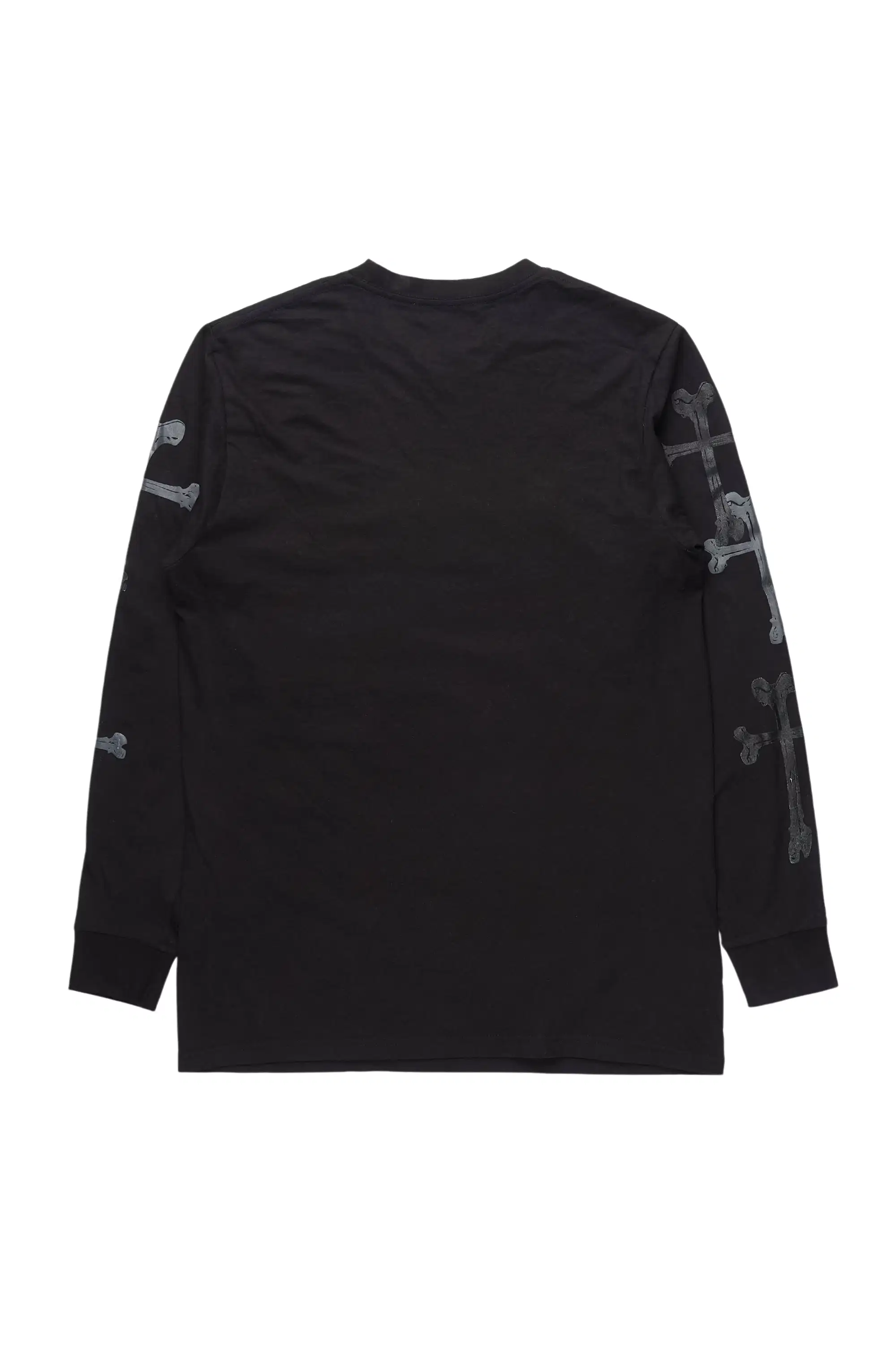 Olivier Black Long Sleeve Graphic T-Shirt - Image 7