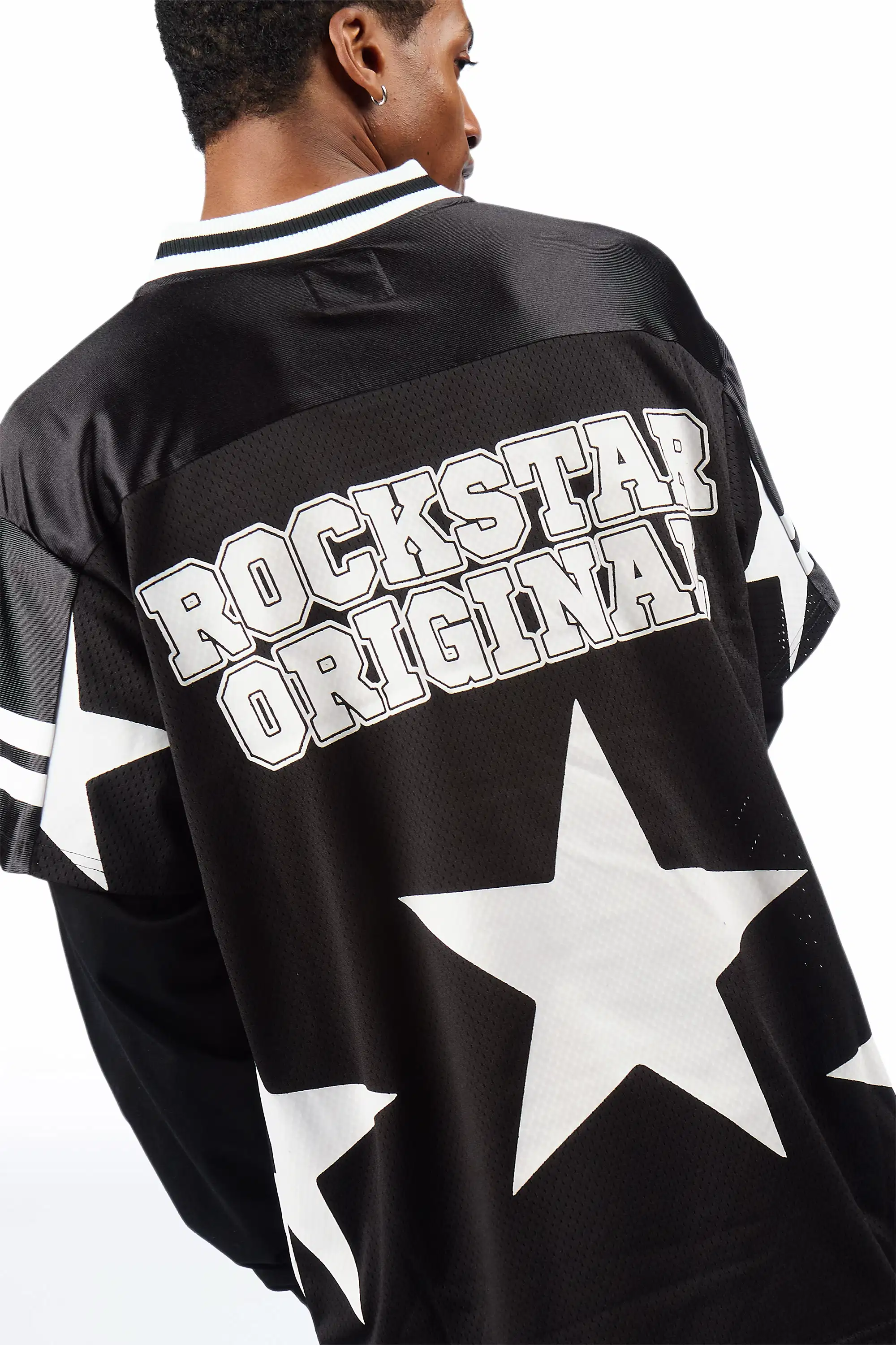 Slava Black Double Layer L/S Mesh Jersey - Image 3