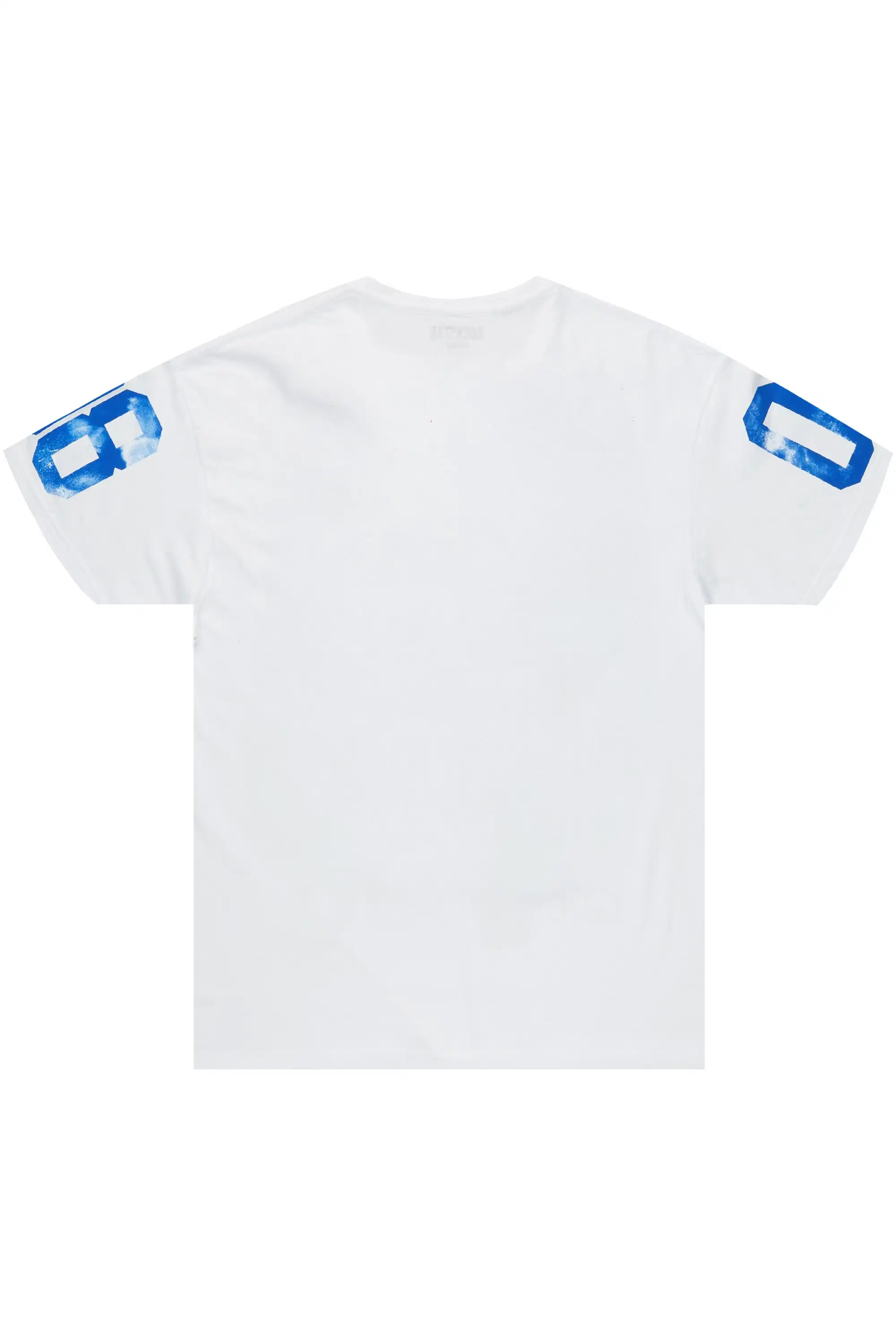Grill 2.0 White/Blue Oversized Graphic T-Shirt - Image 3