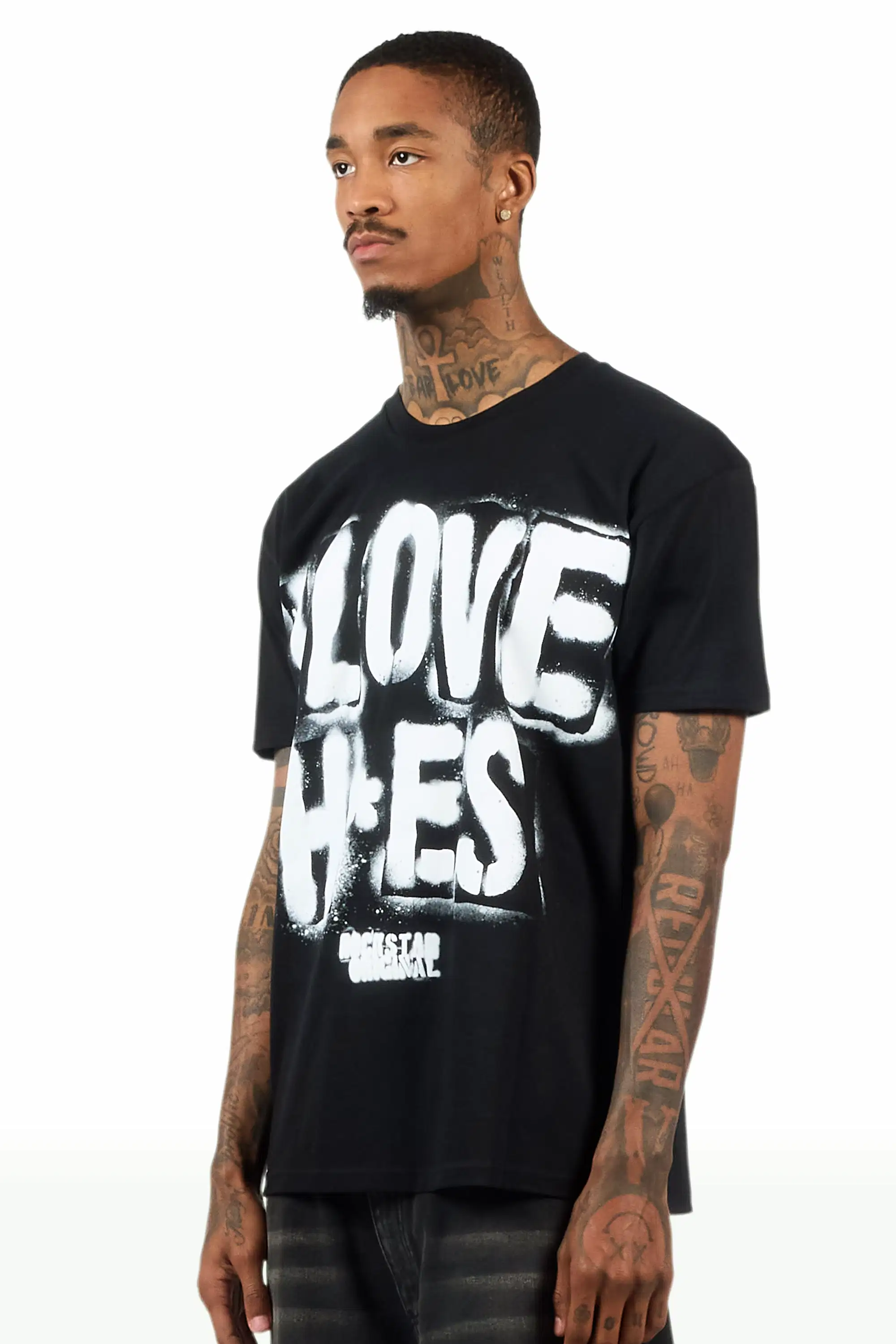 Banyan 2.0 Black Oversized Graphic T-Shirt - Image 4