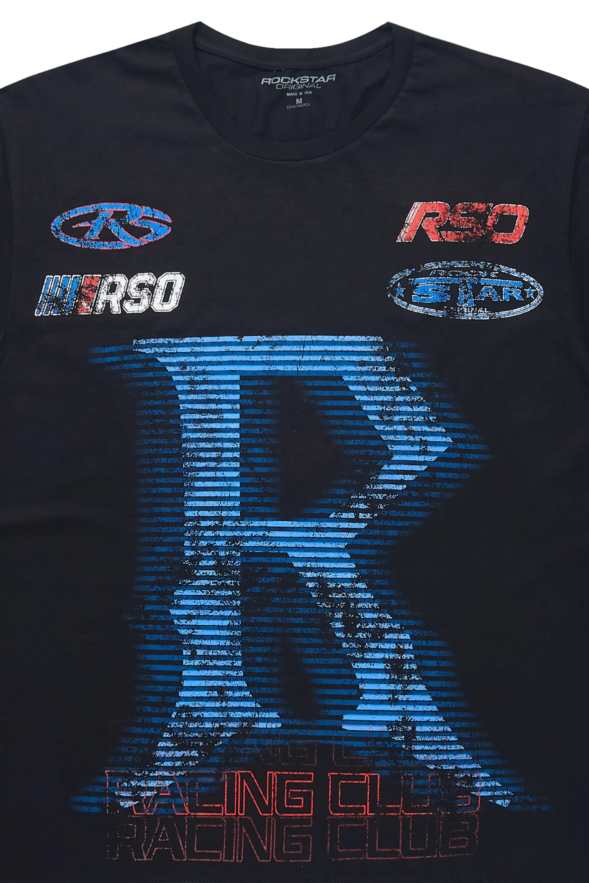 Damarion Black Oversized Graphic T-Shirt - Image 7