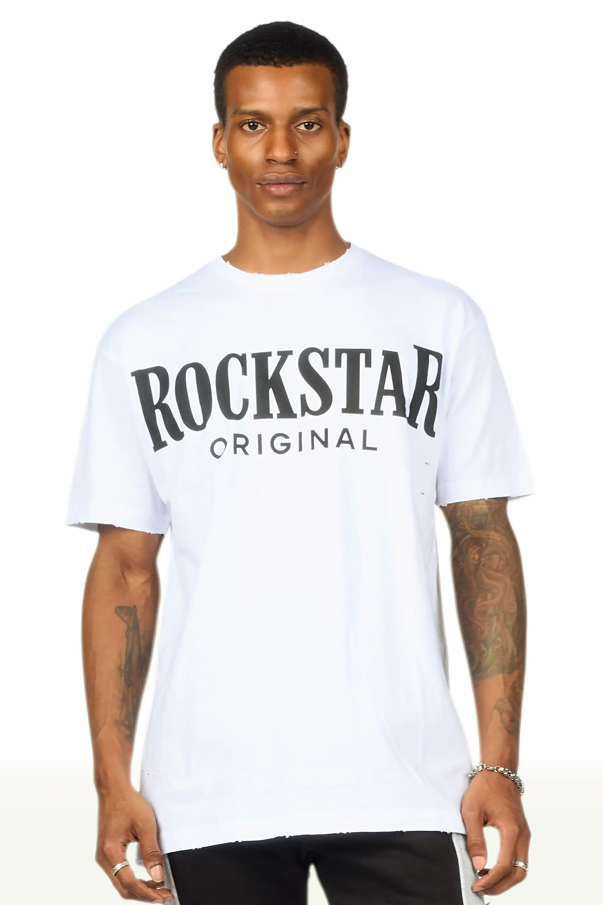 Rio White Oversized Graphic T-Shirt - Image 3