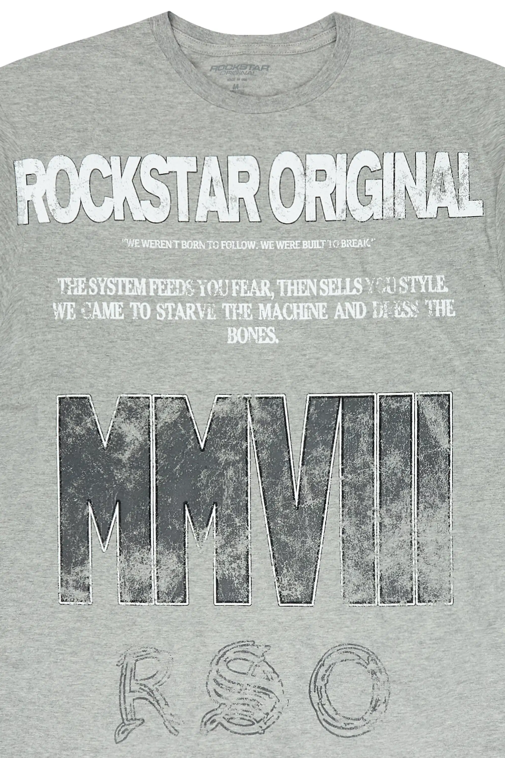 Caezor Grey Oversized Graphic T-Shirt - Image 5
