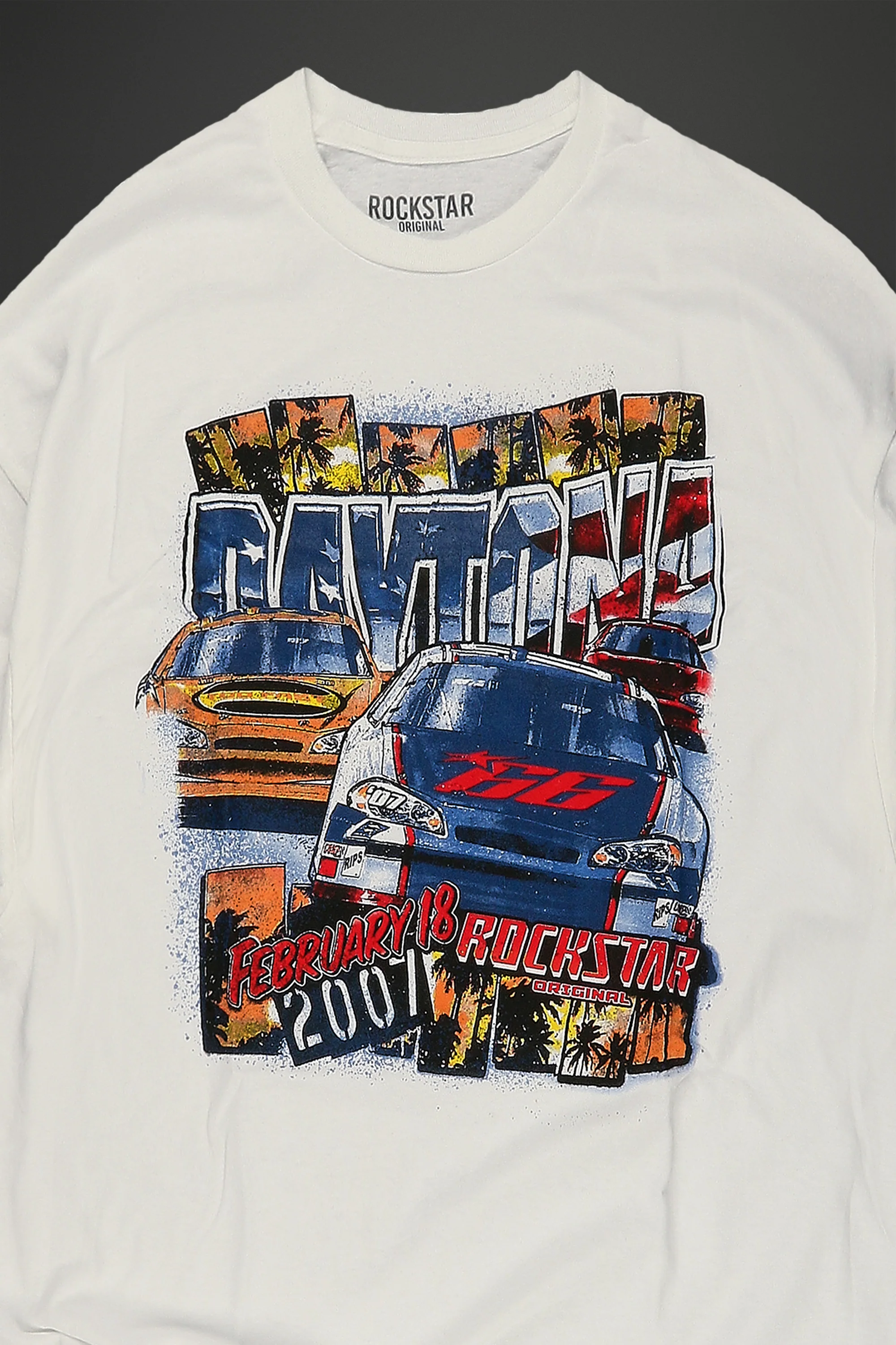 Waylen White Oversized Graphic T-Shirt - Image 2