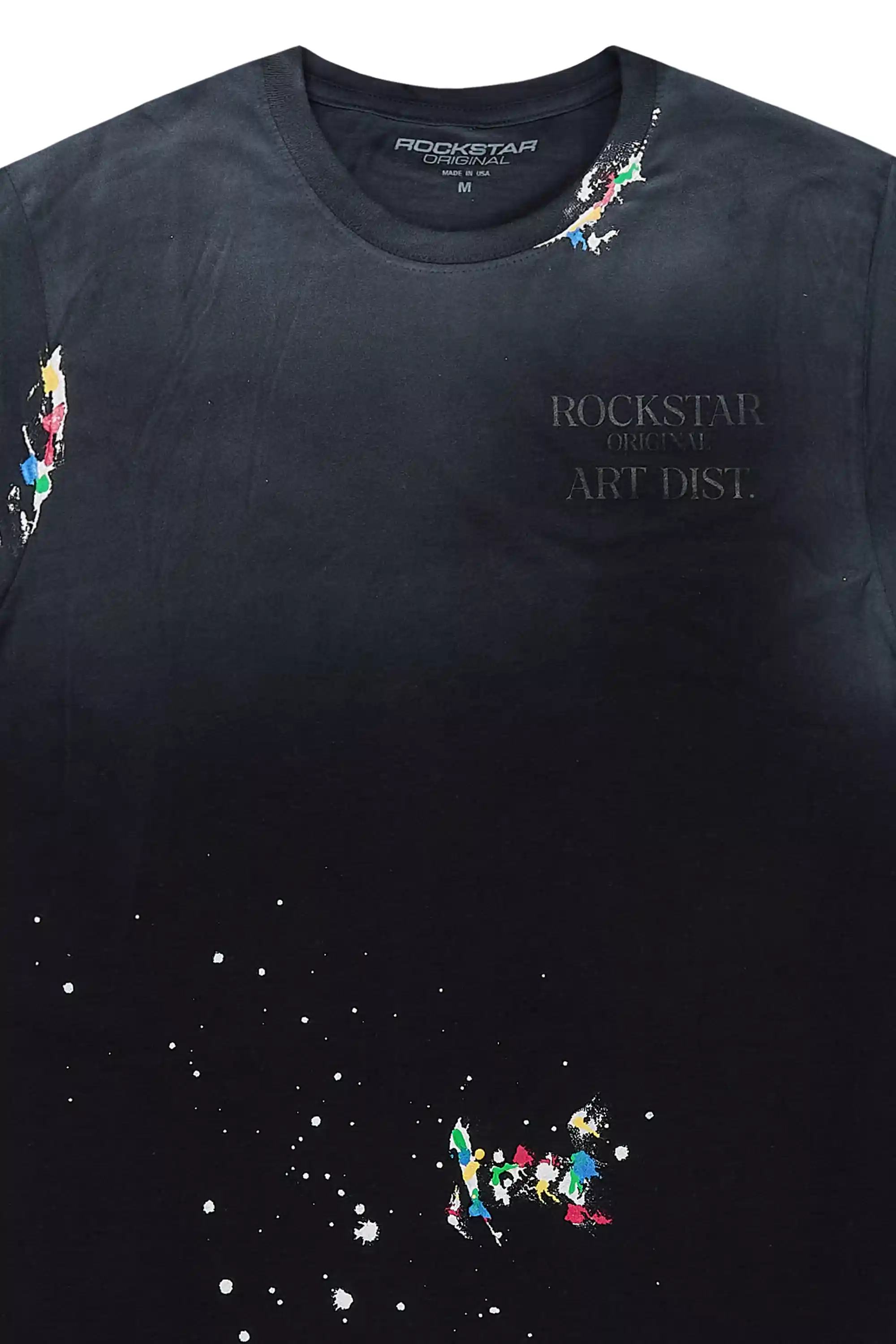 Palmer Black/Black Graphic T-Shirt - Image 2