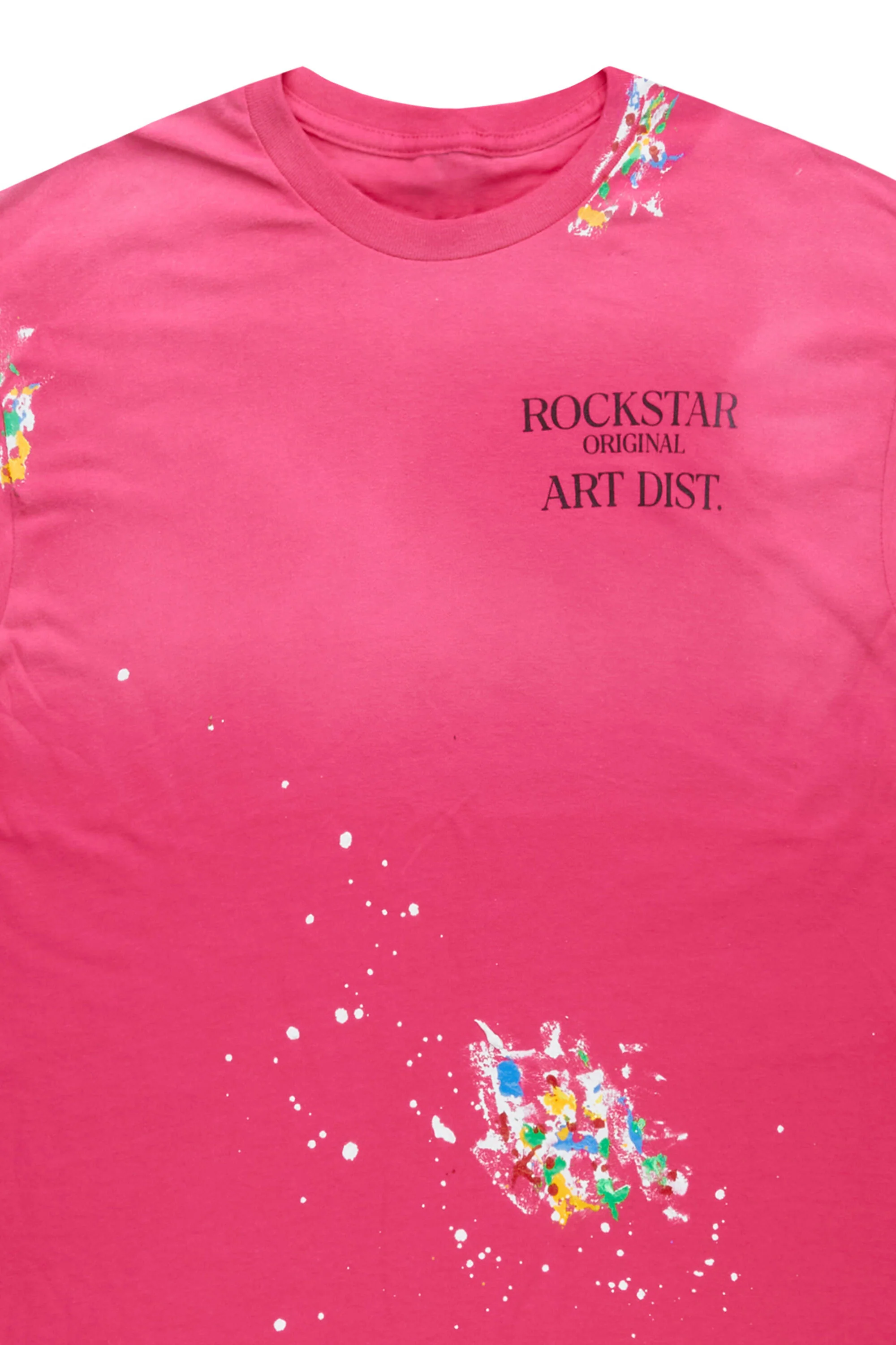 Palmer Neon Fuchsia Graphic T-Shirt - Image 5