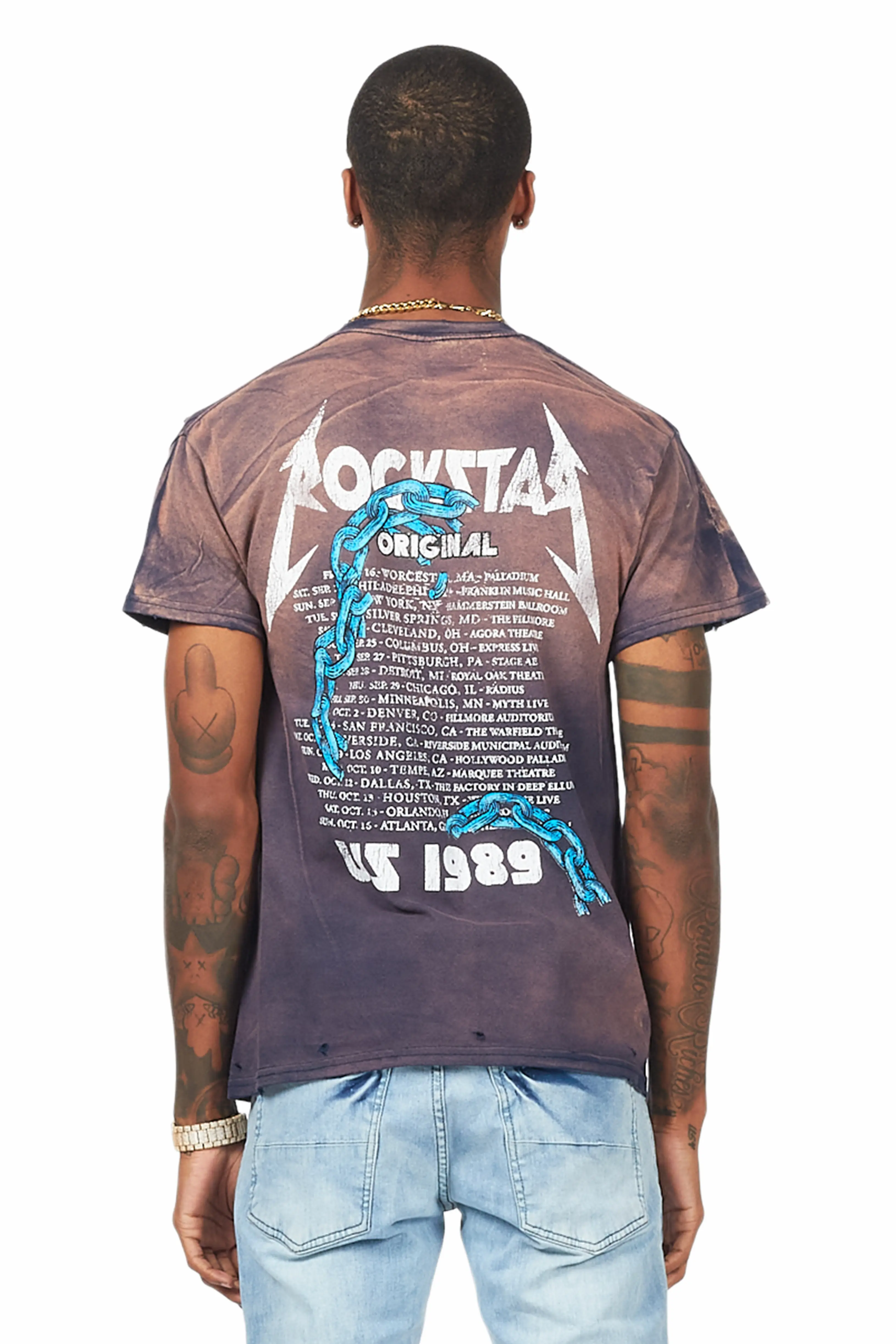Clester Dirty Wash Graphic T-Shirt - Image 5