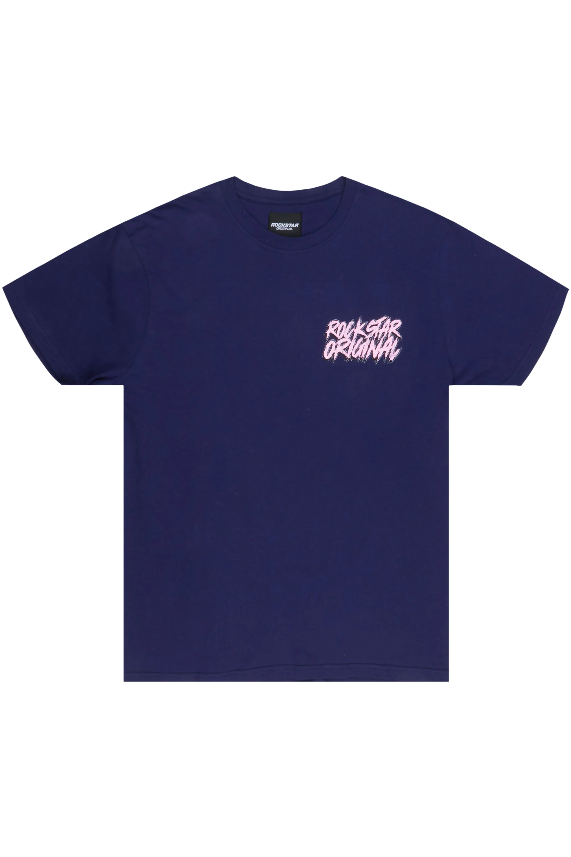 Dastard Navy Graphic T-Shirt - Image 3