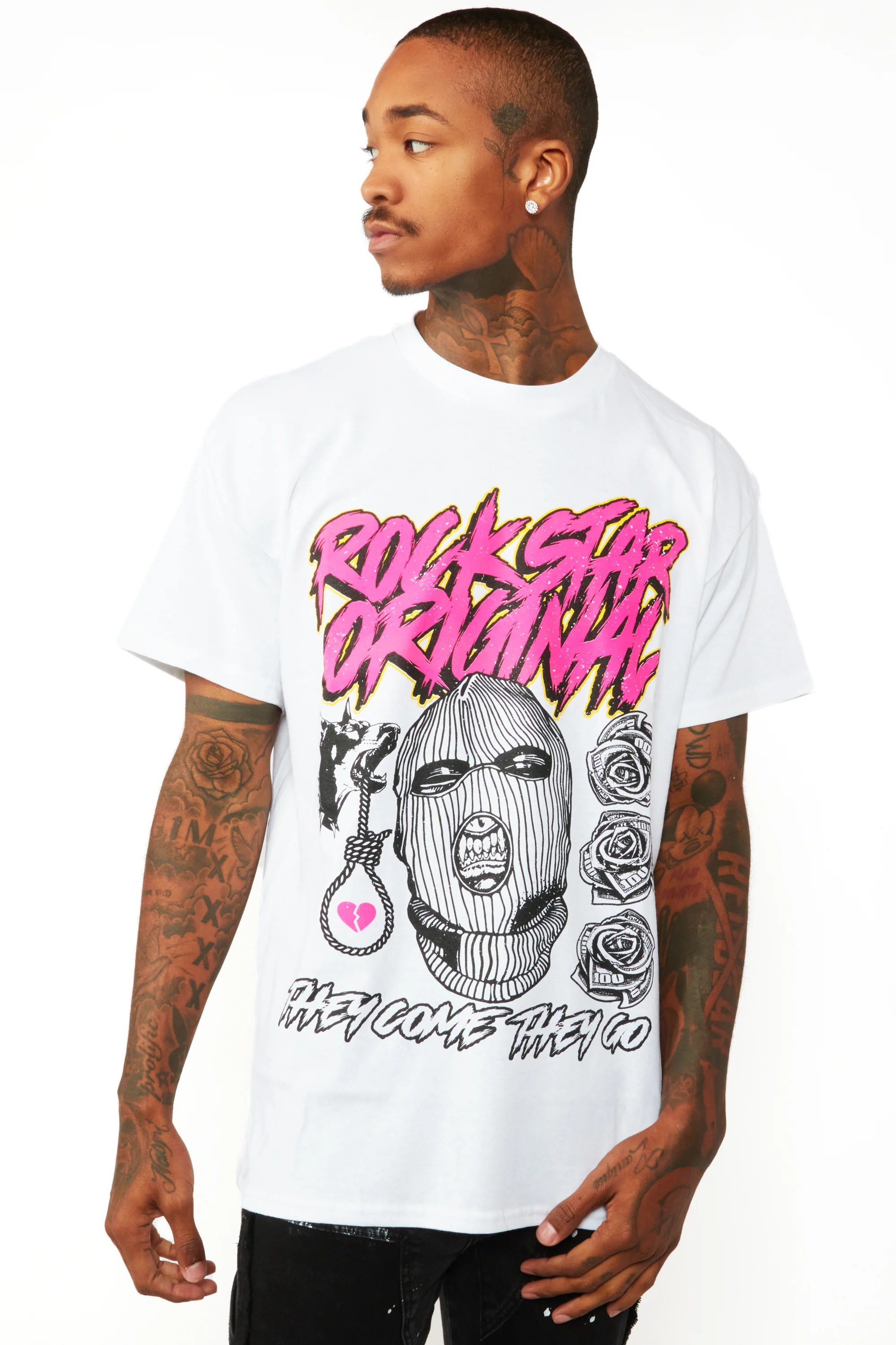 Clava White Graphic T-Shirt - Image 2