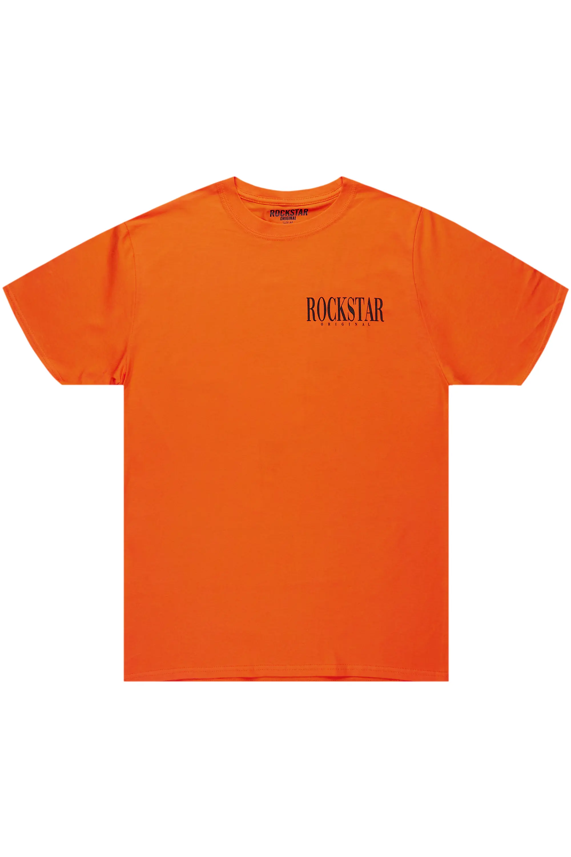 Dayte Nite Orange Graphic T-Shirt - Image 3