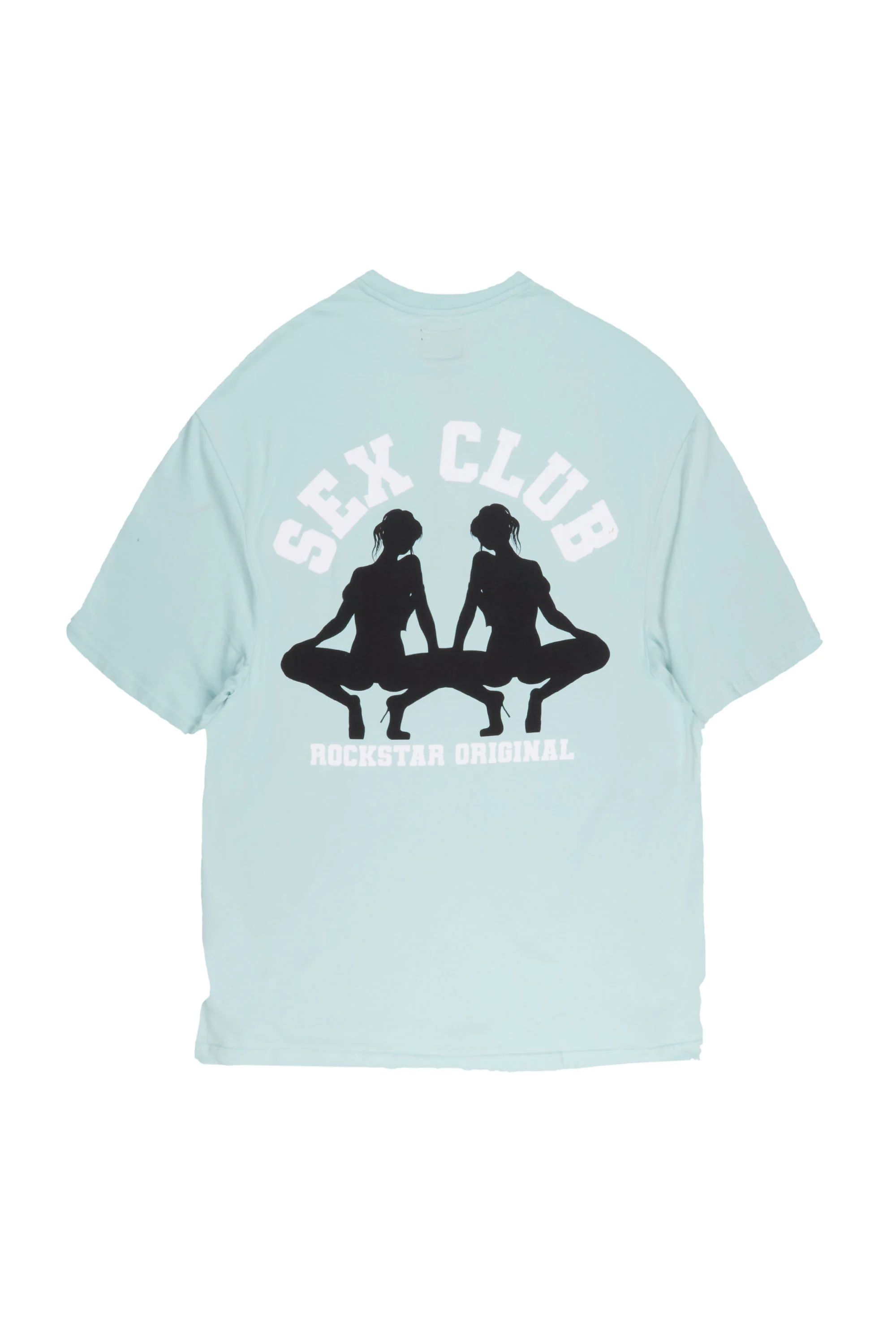 Zelly Aqua Oversized Graphic T-Shirt