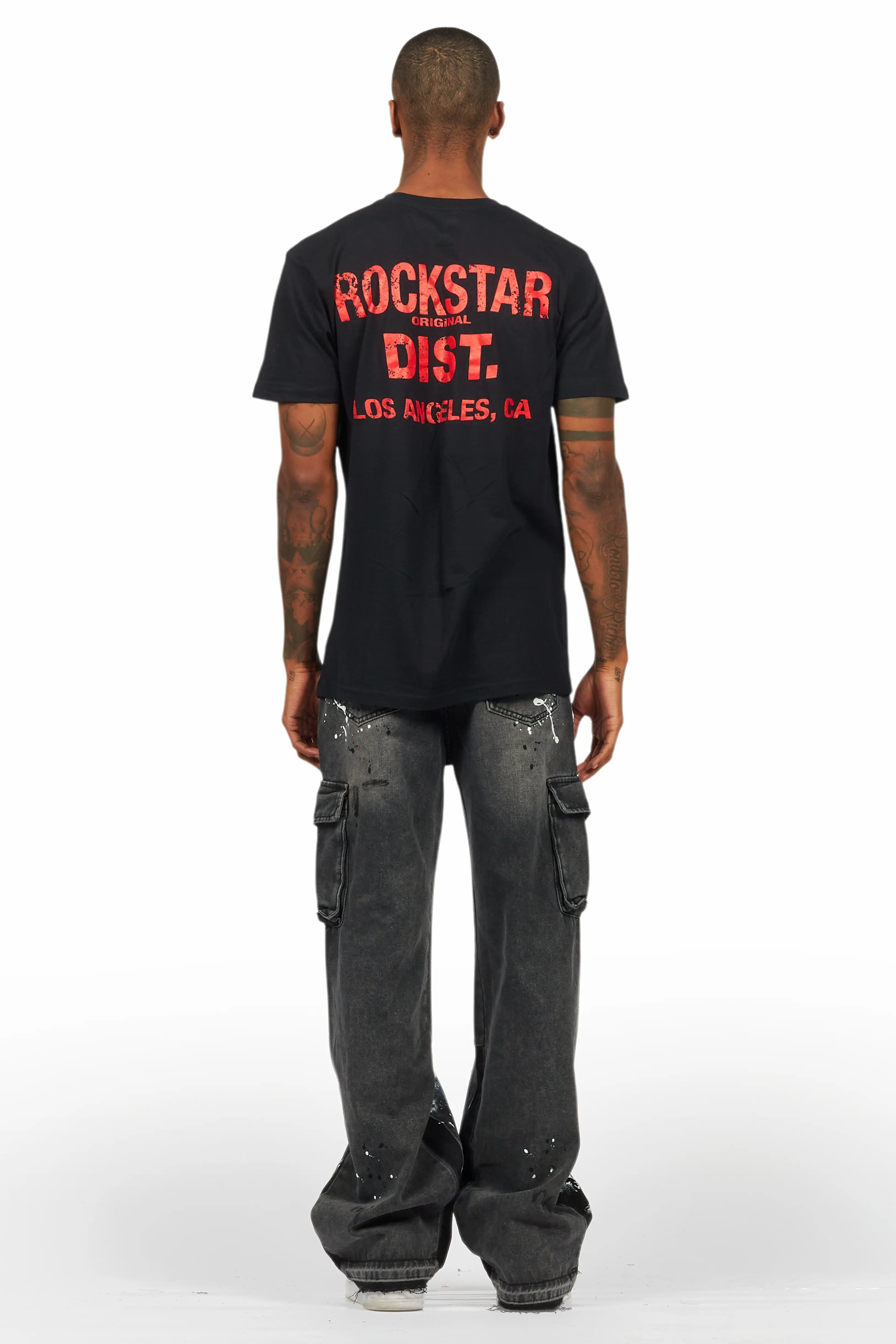 Lake Black/Red Graphic T-Shirt - Image 4