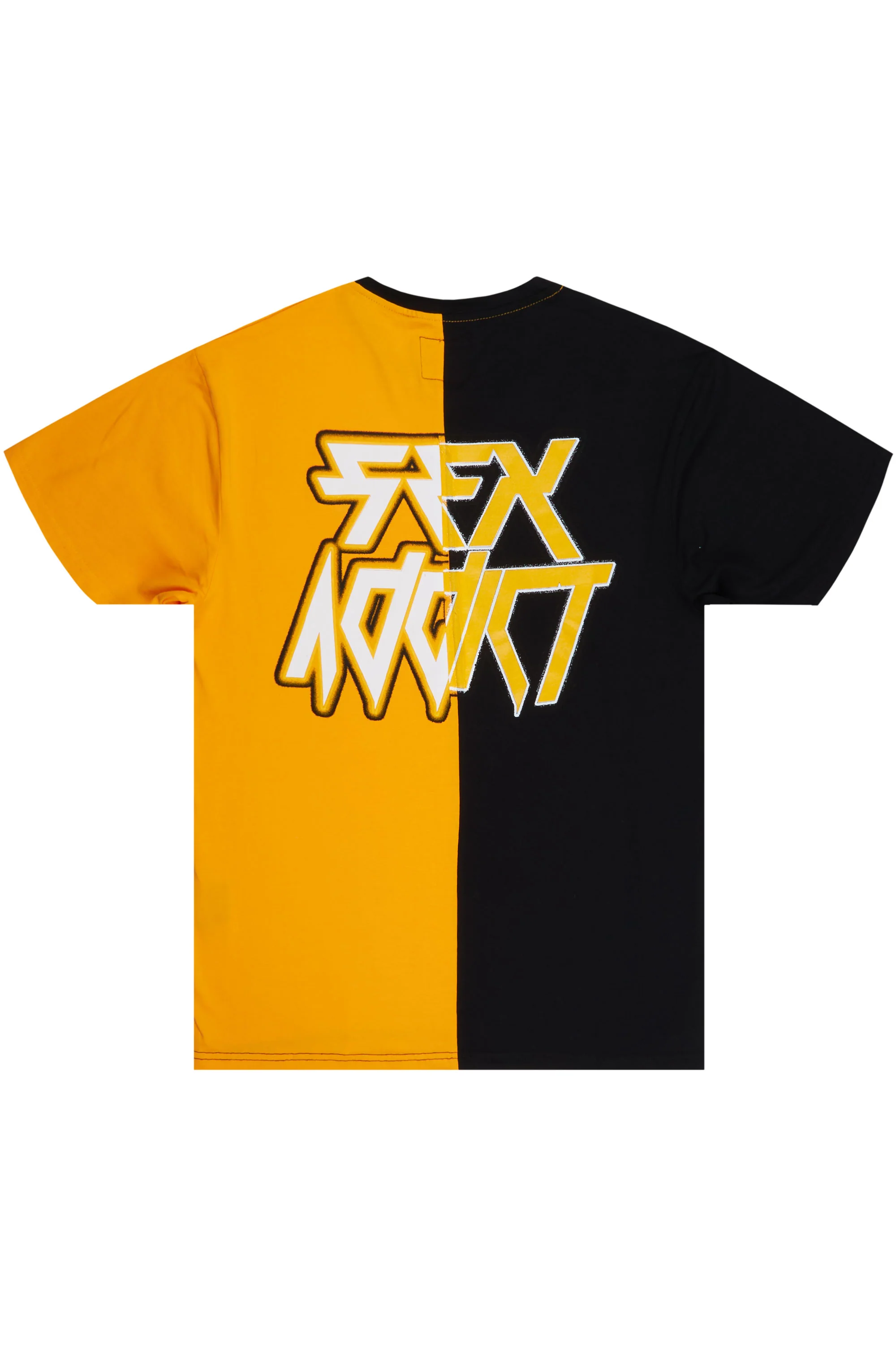 Troy Black/Orange Graphic T-Shirt - Image 3