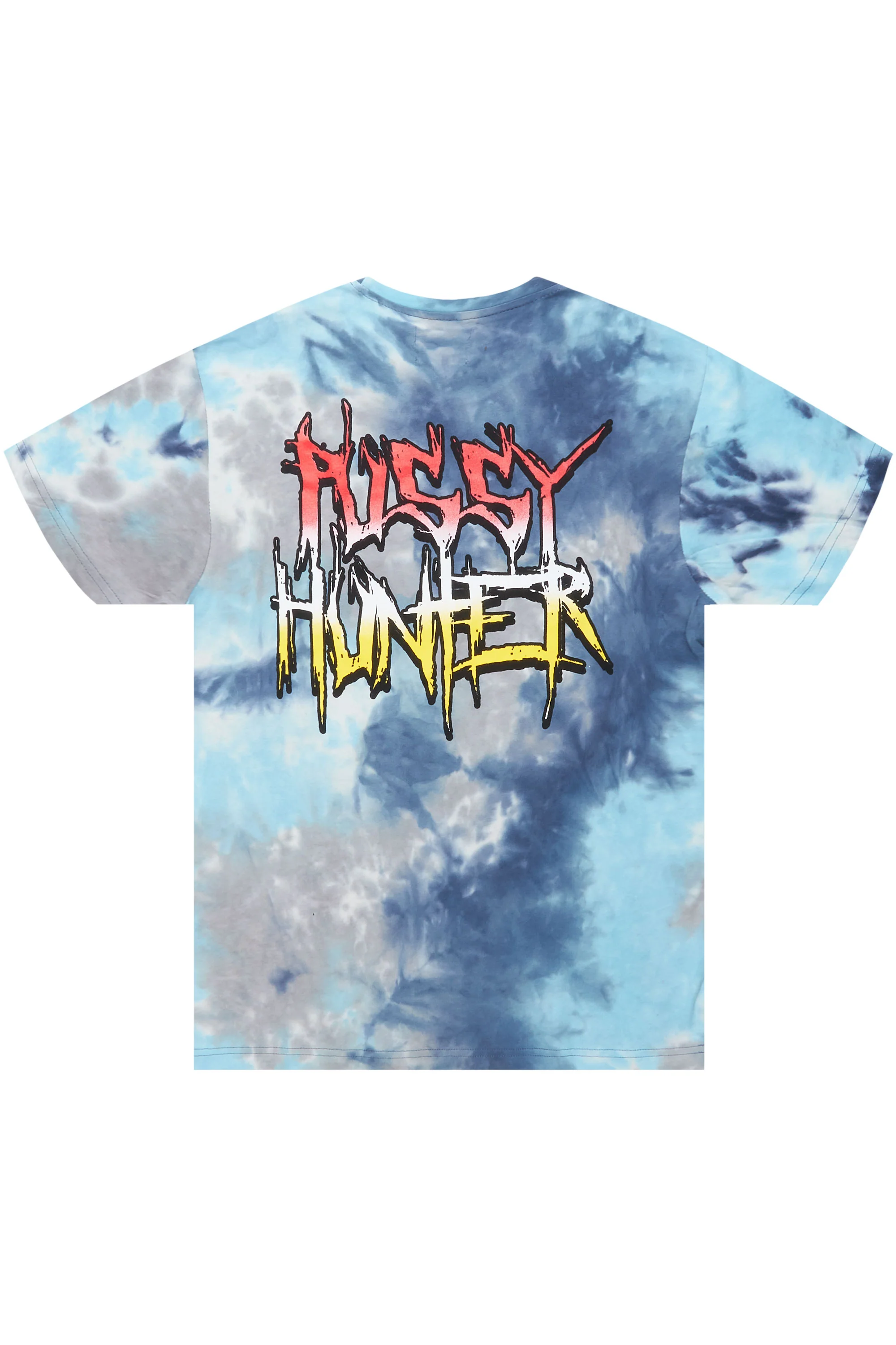 Dary Tie Dye T-Shirt-Blue - Image 3