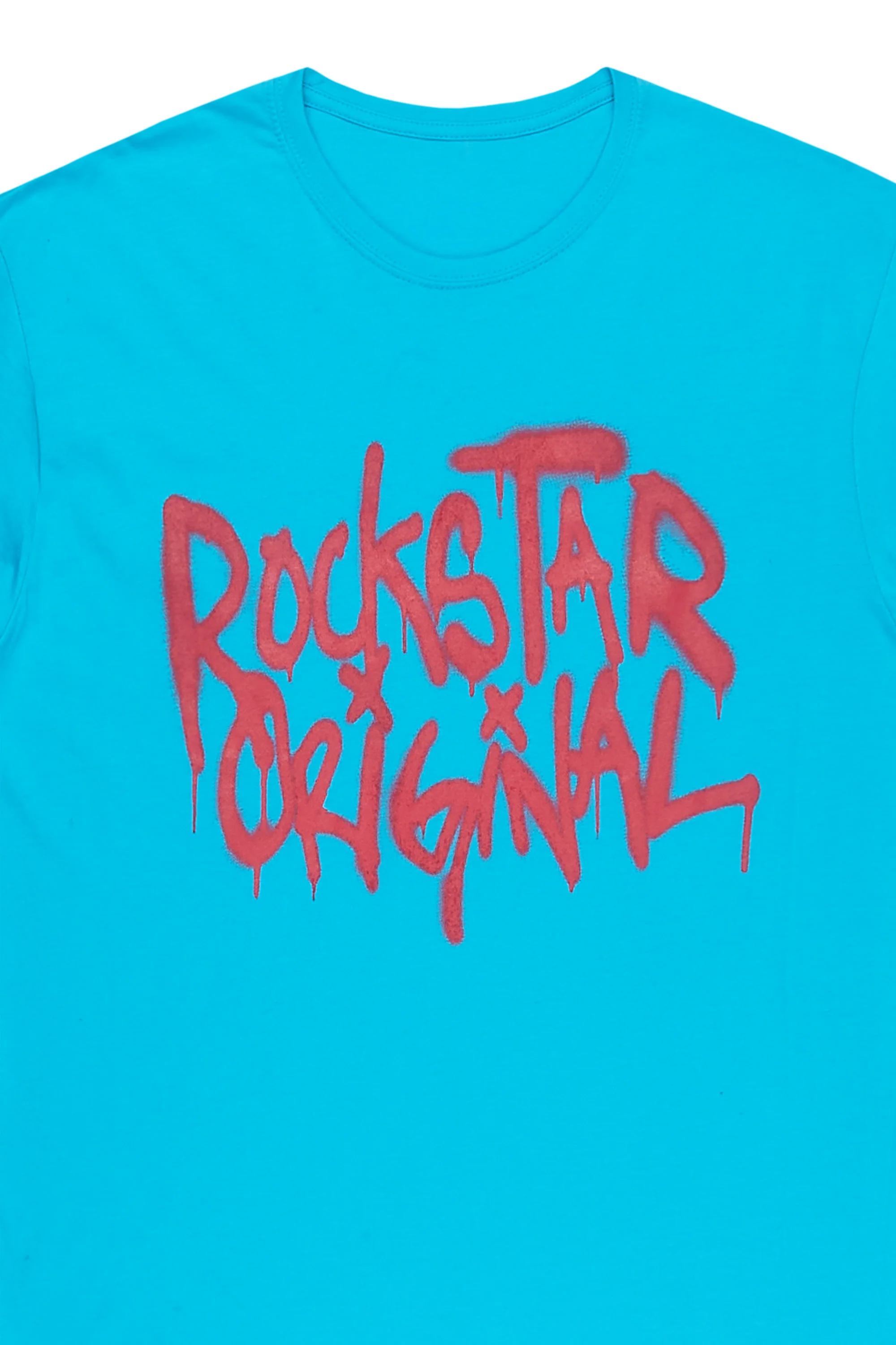 Nytron Light Blue Graphic T-Shirt - Image 2