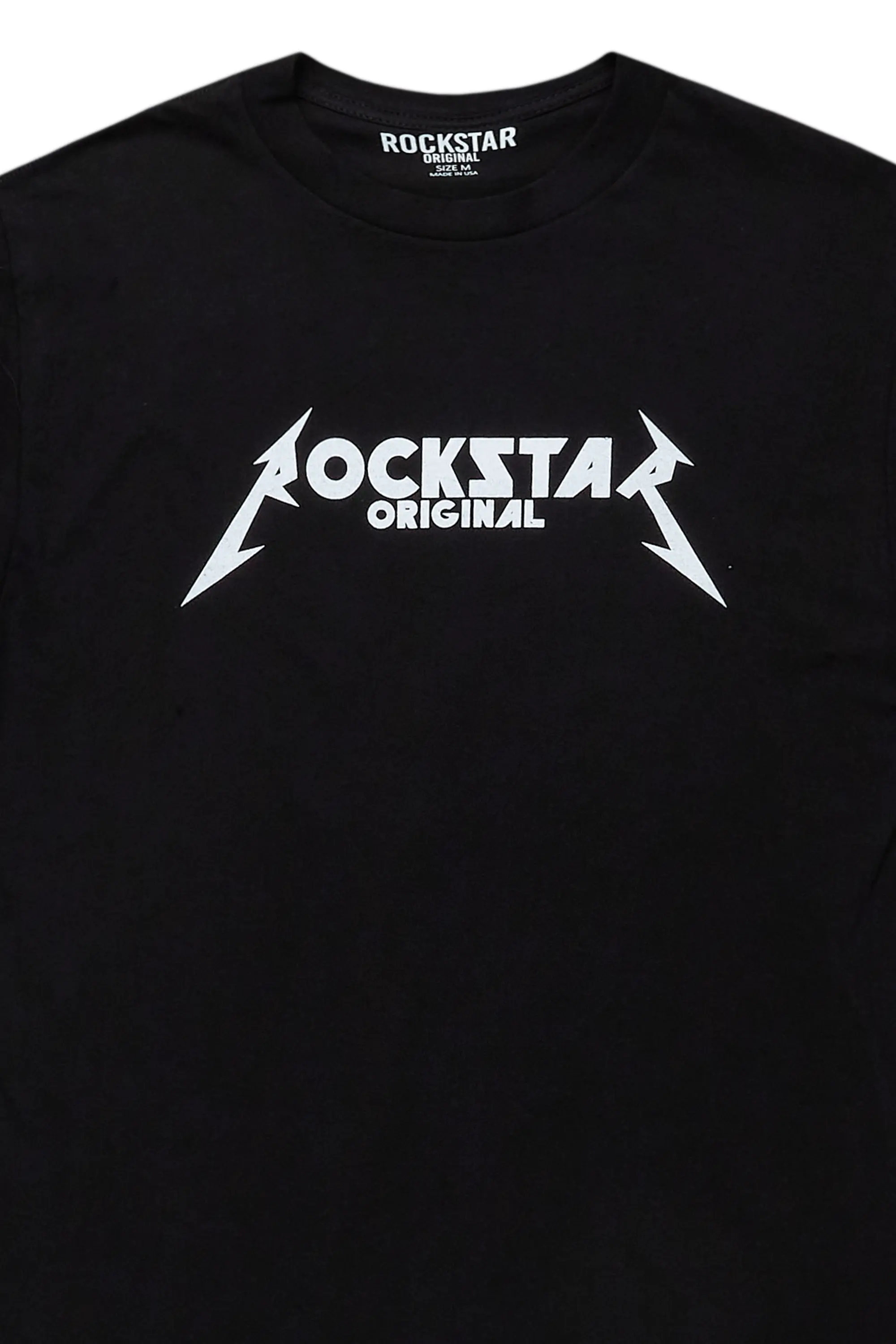Diogo Black/White Printed T-Shirt - Image 4