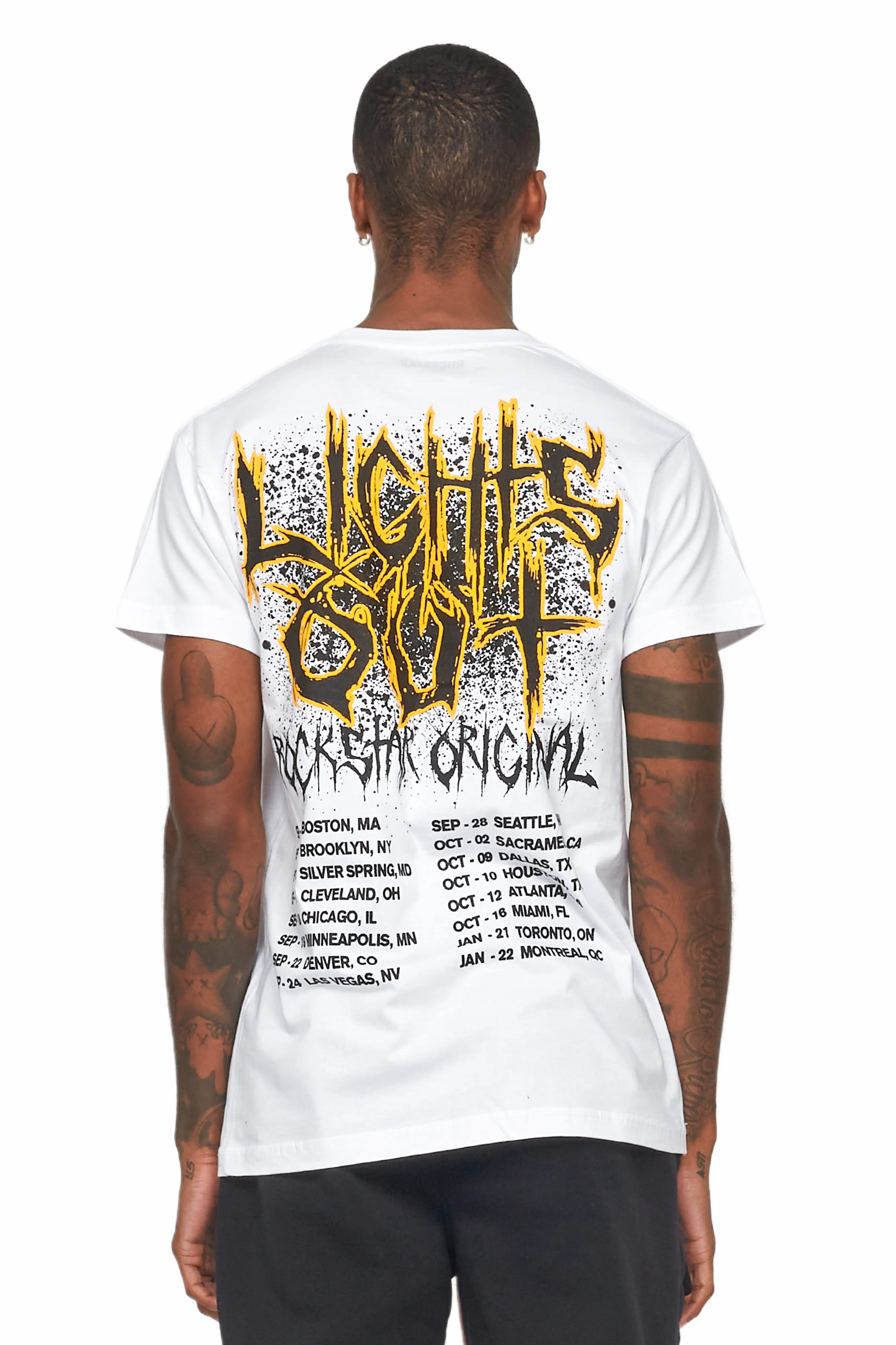 Mathias White Graphic T-Shirt - Image 5