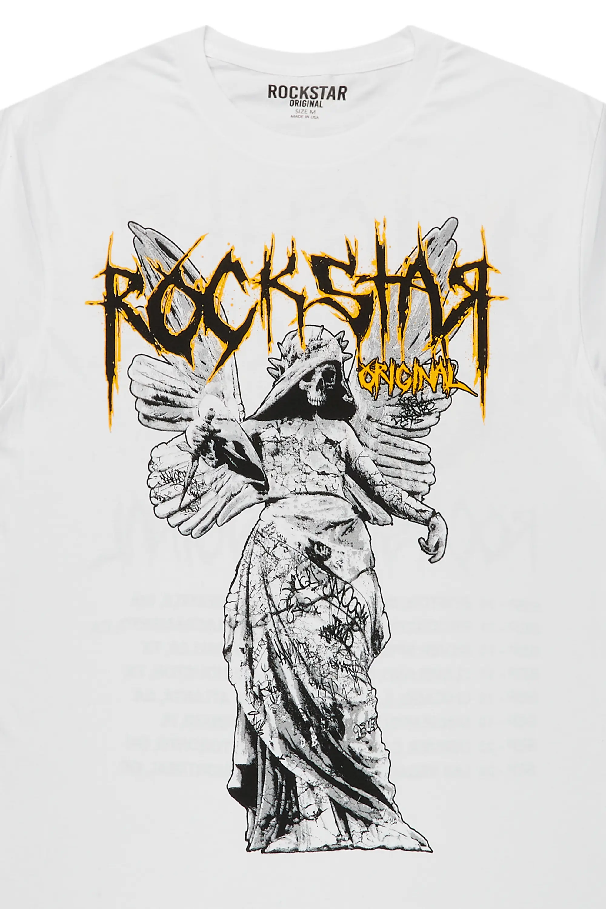 Mathias White Graphic T-Shirt - Image 6