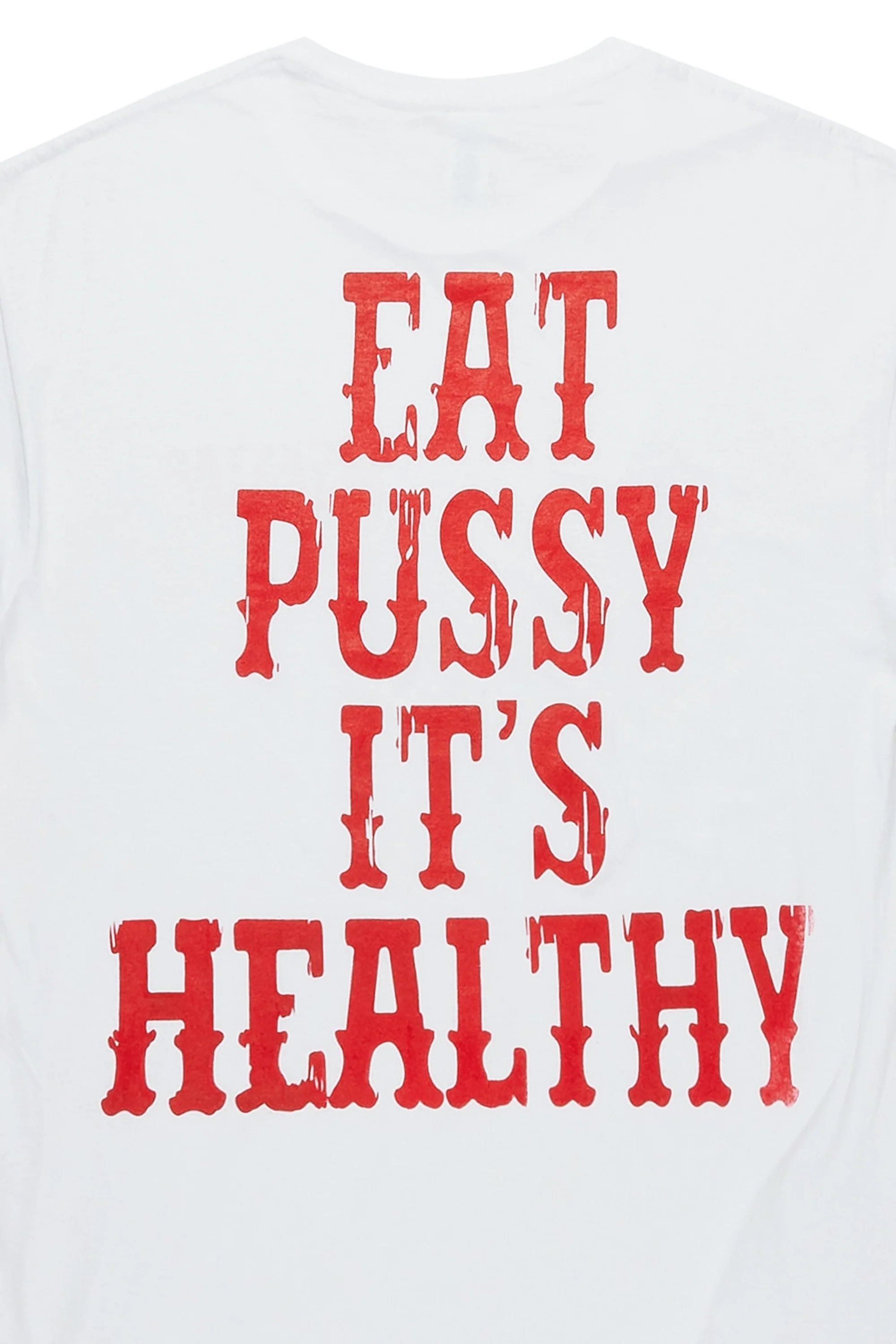 Posse White/Red Graphic T-Shirt - Image 2