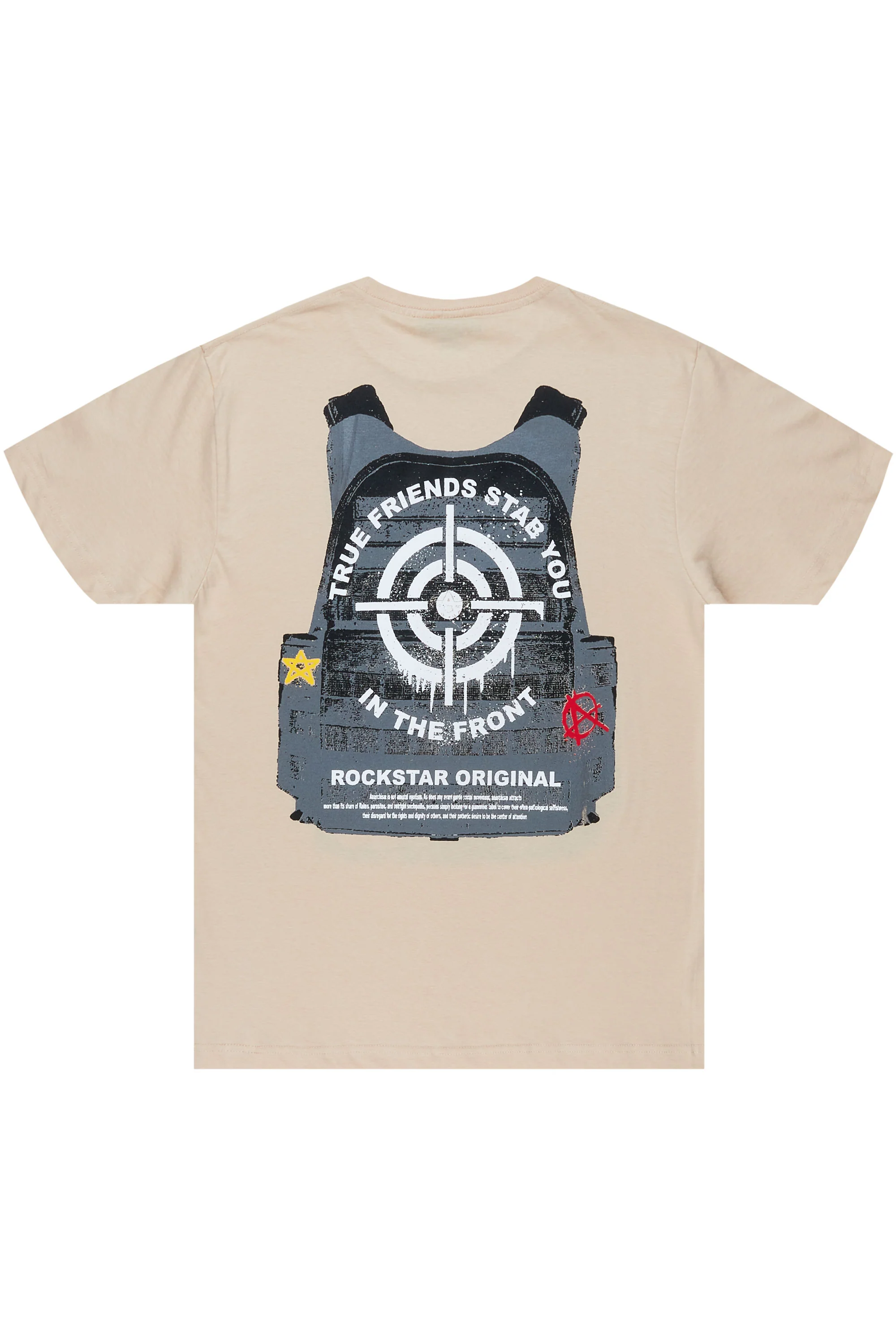 Mobbin Cream Graphic T-Shirt - Image 3