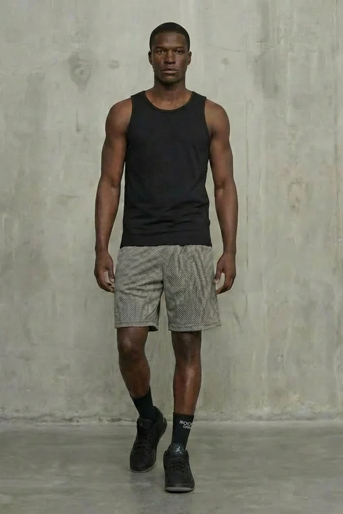 Flow Black Tank Top