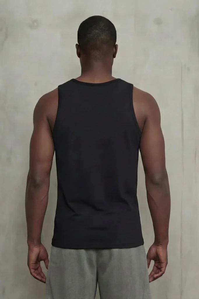 Flow Black Tank Top - Image 4