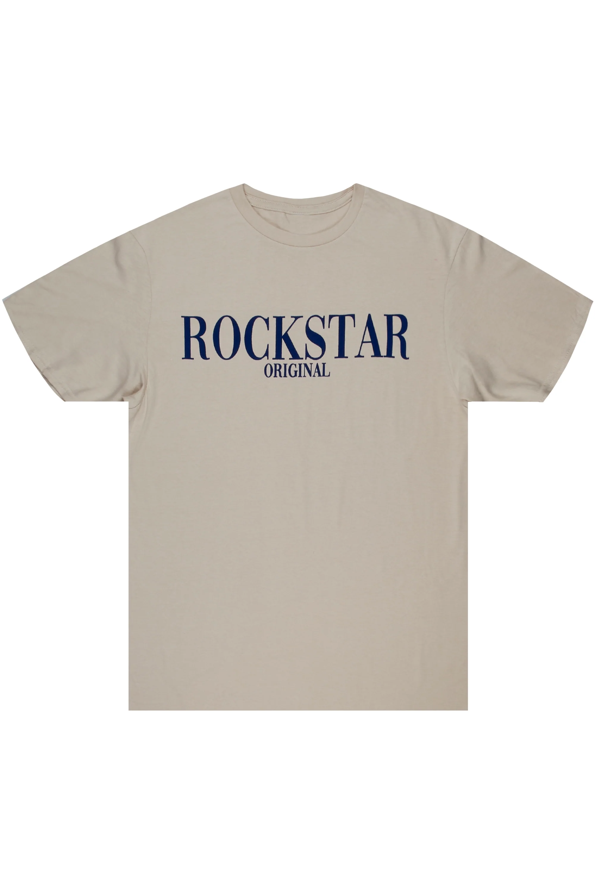 Octavio Printed T-Shirt-Beige/Navy