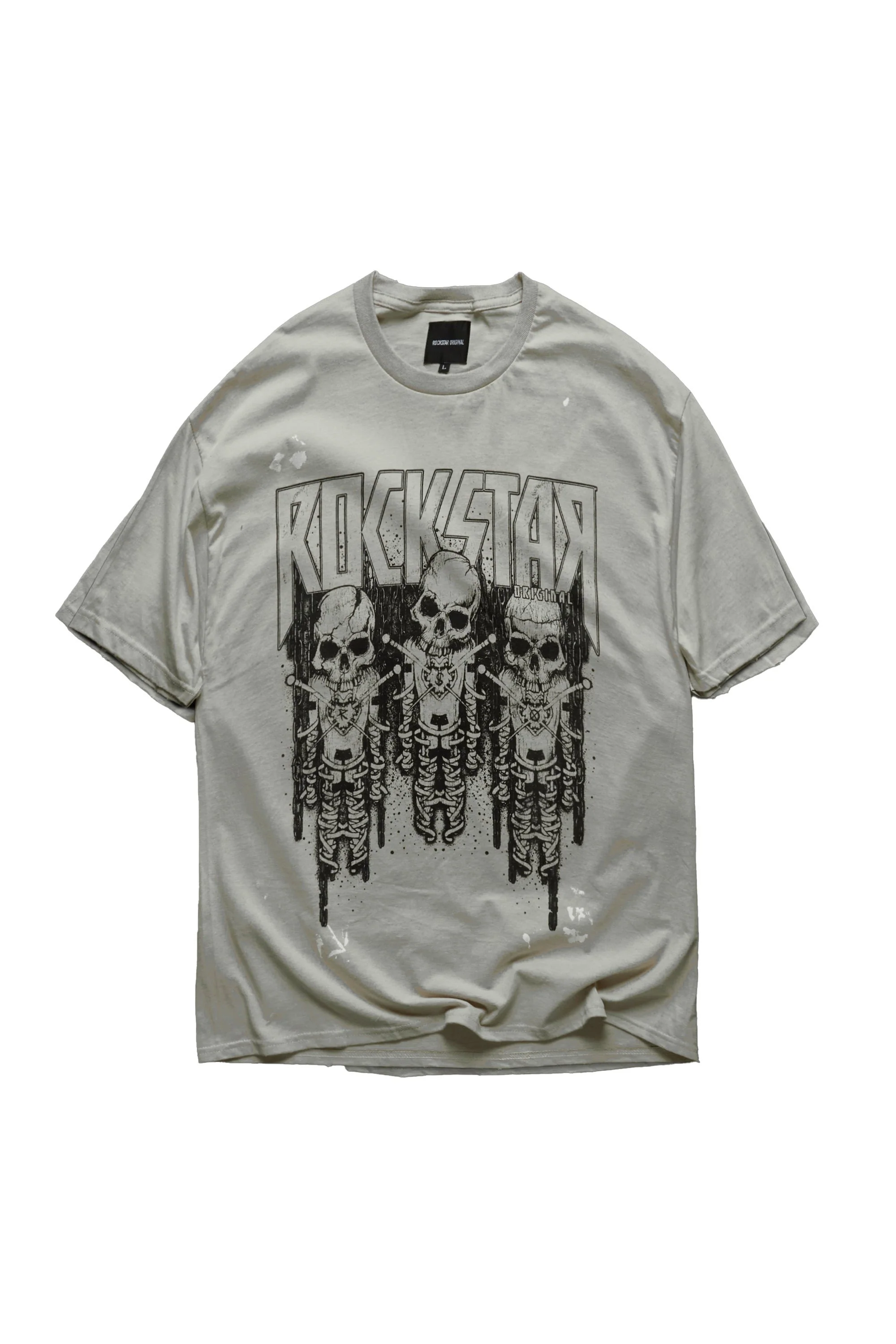 Sabbath Printed T-Shirt-Beige - Image 4