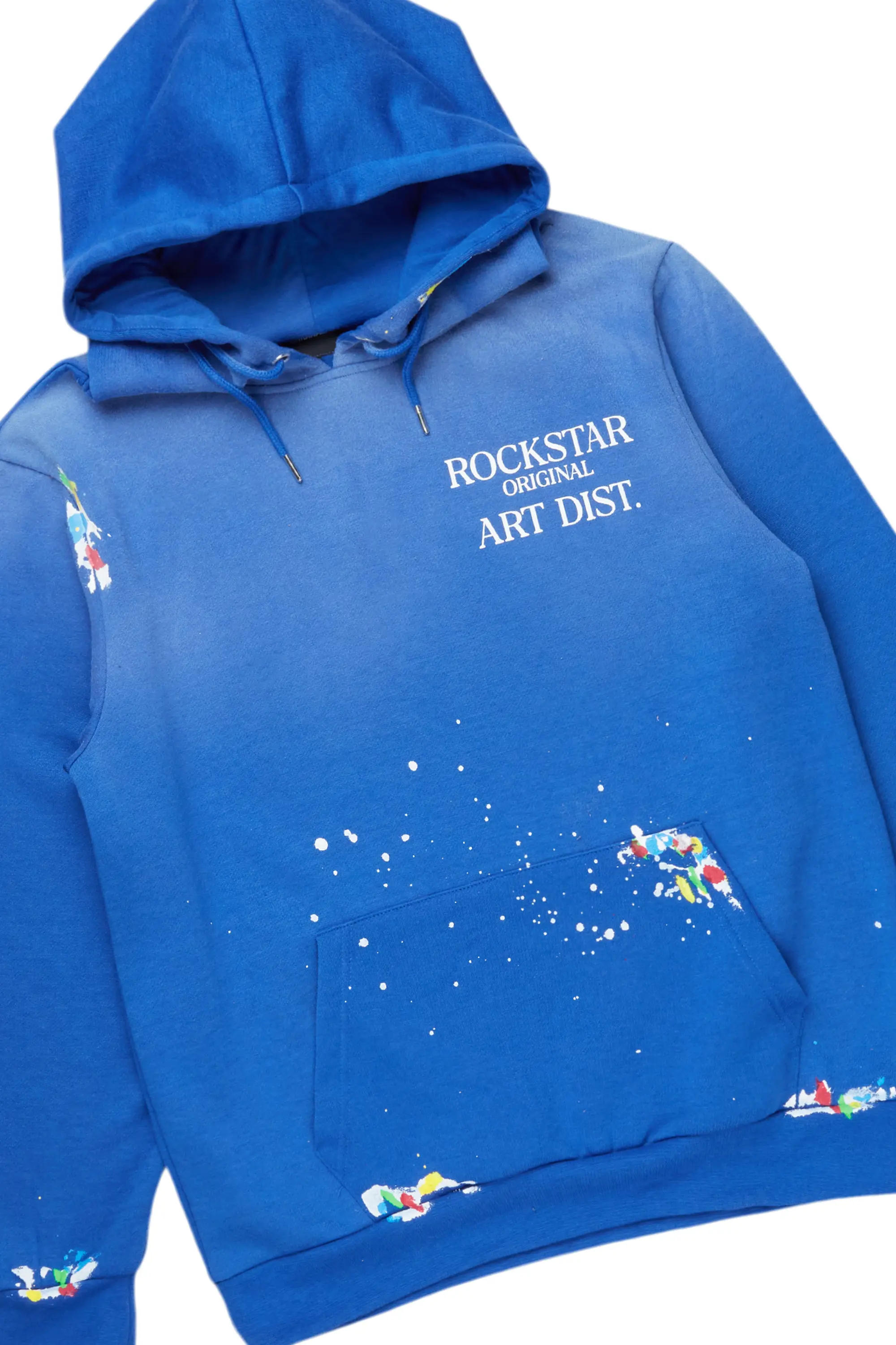 Rockstar Art Dist. Royal Graphic Hoodie Track Set - Image 7
