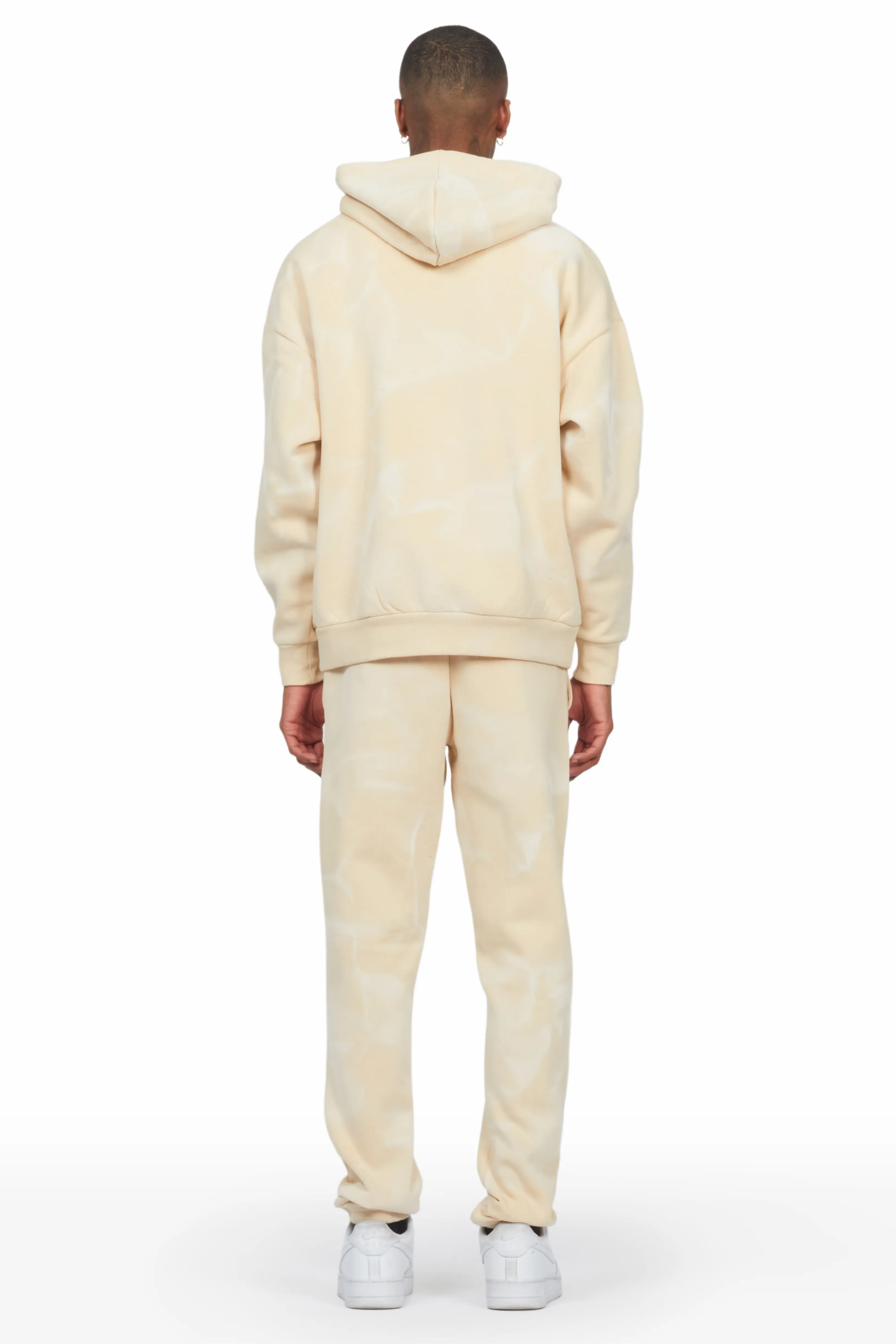 Nelly Beige Hoodie Relaxed Fit Track Set - Image 6