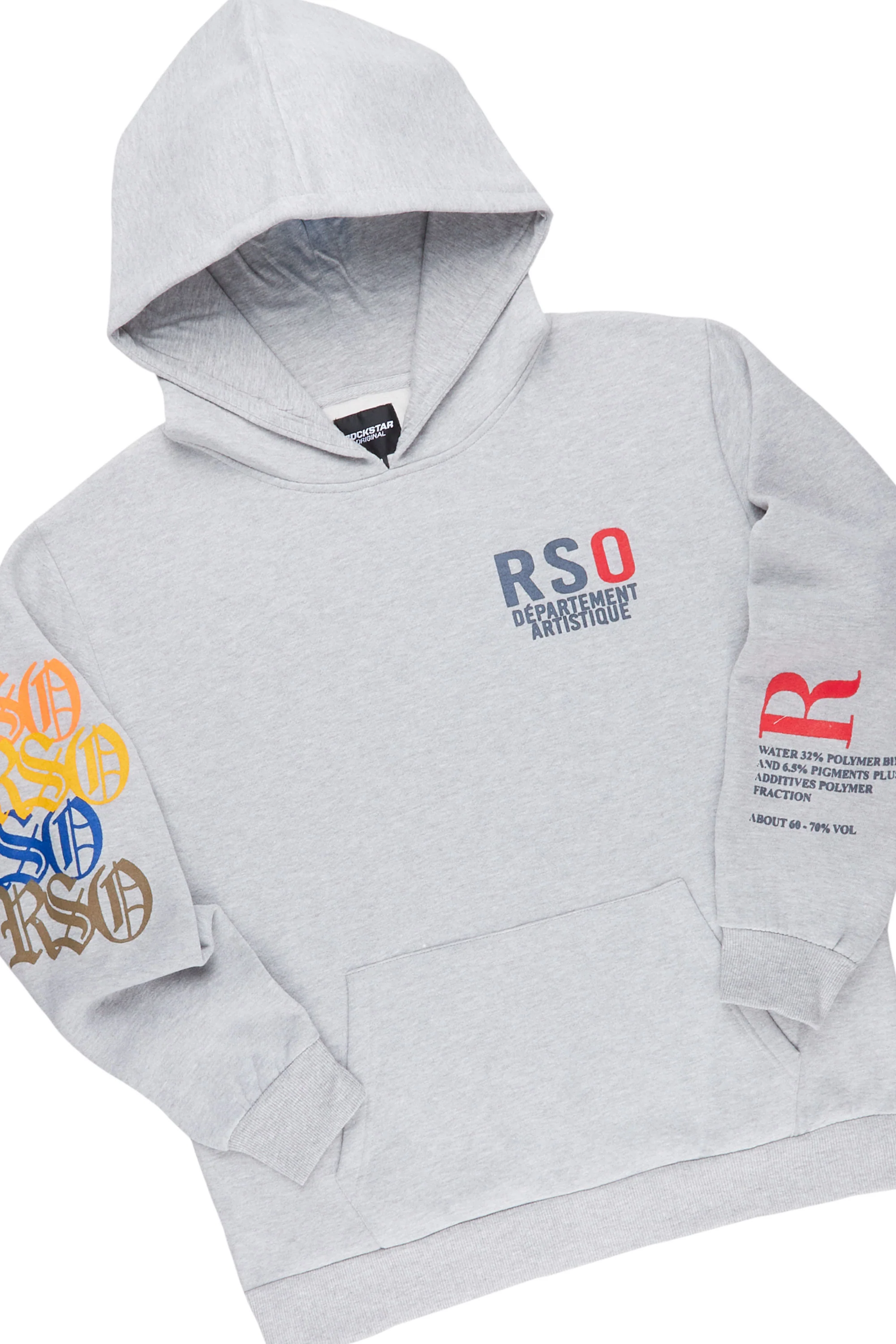 Payshins Heather Grey Hoodie Trackset - Image 2