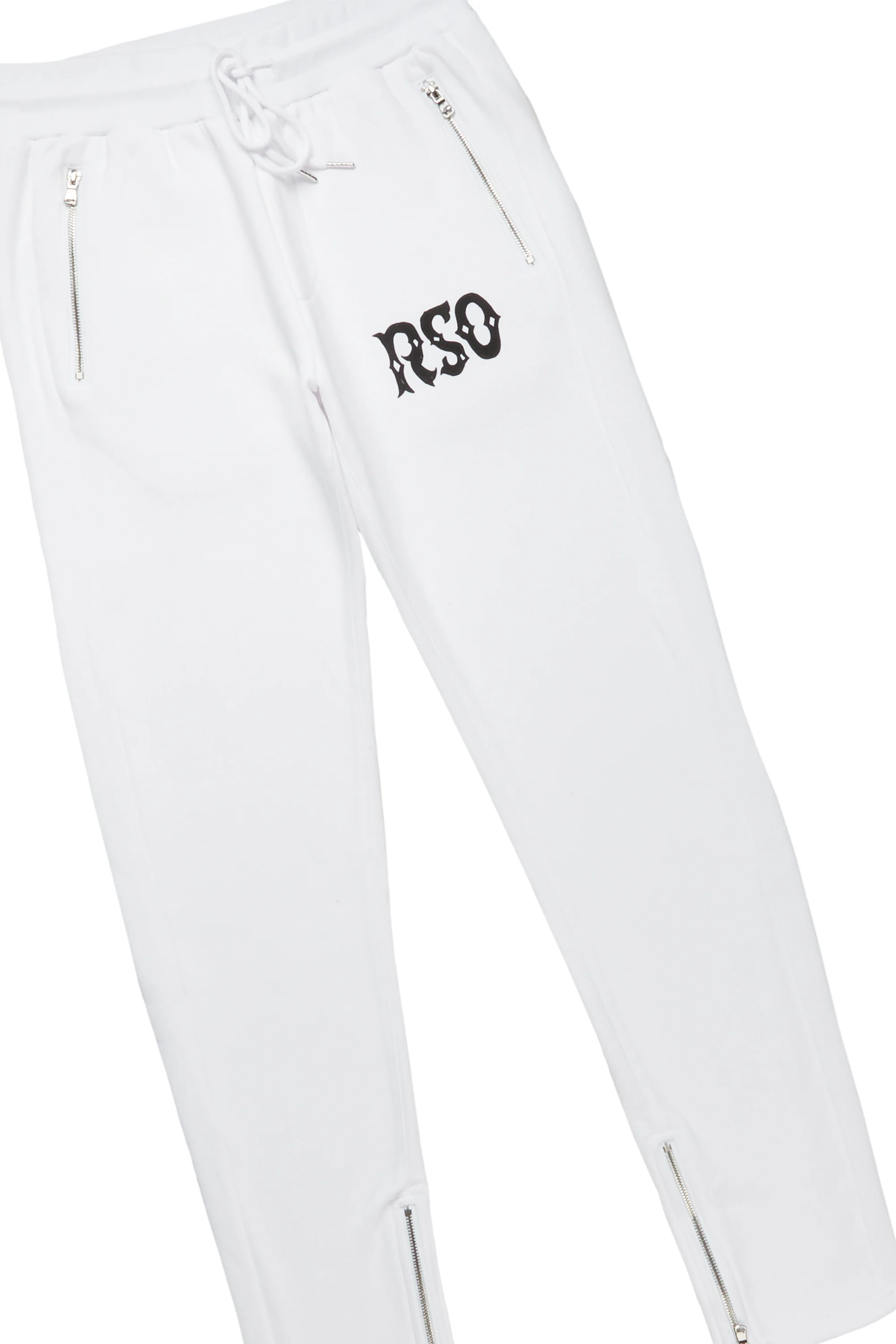 Posse White/Black Hoodie Trackset - Image 3