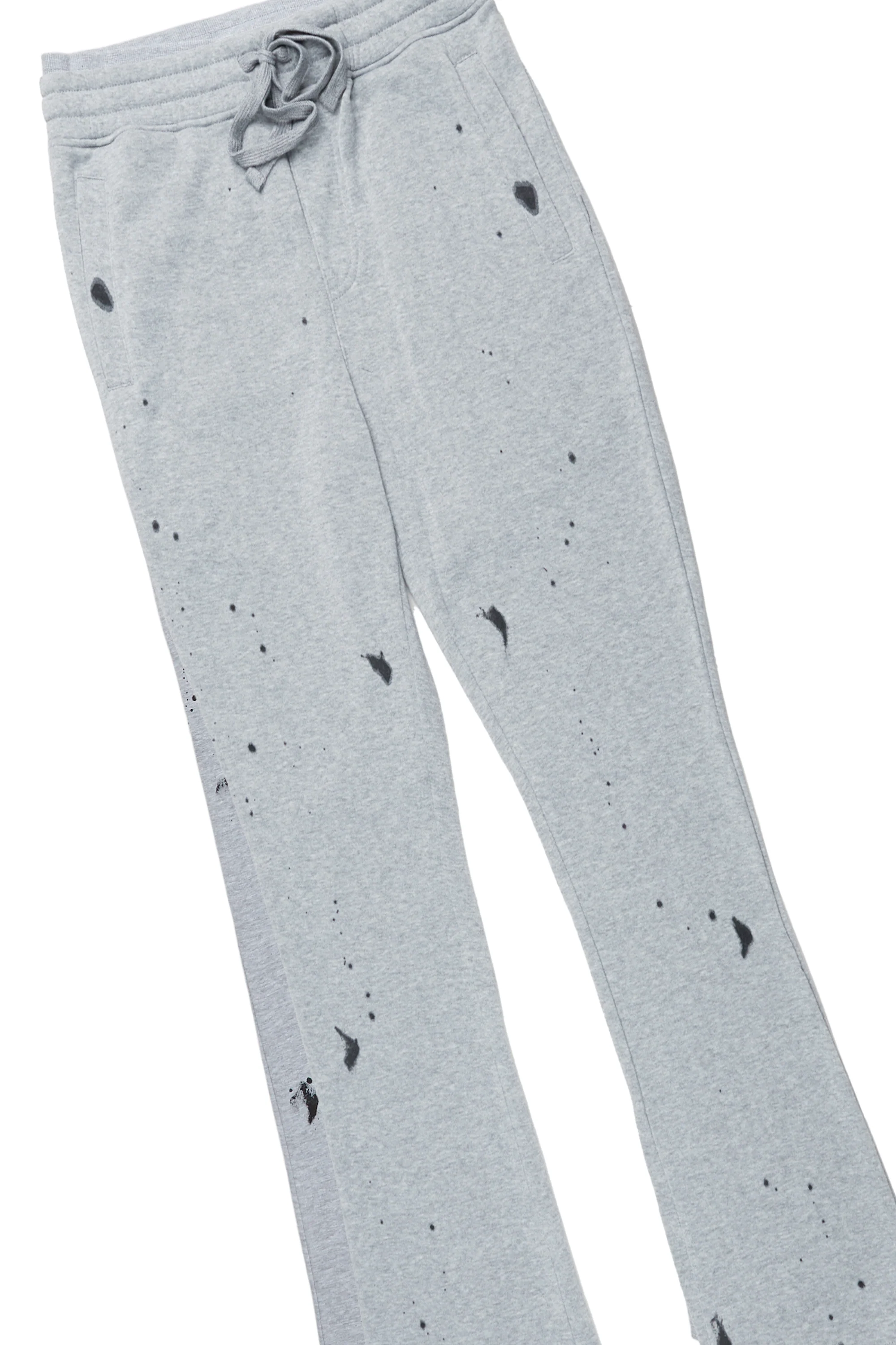 Raffer Grey Hoodie/Stacked Flare Track Set - Image 7