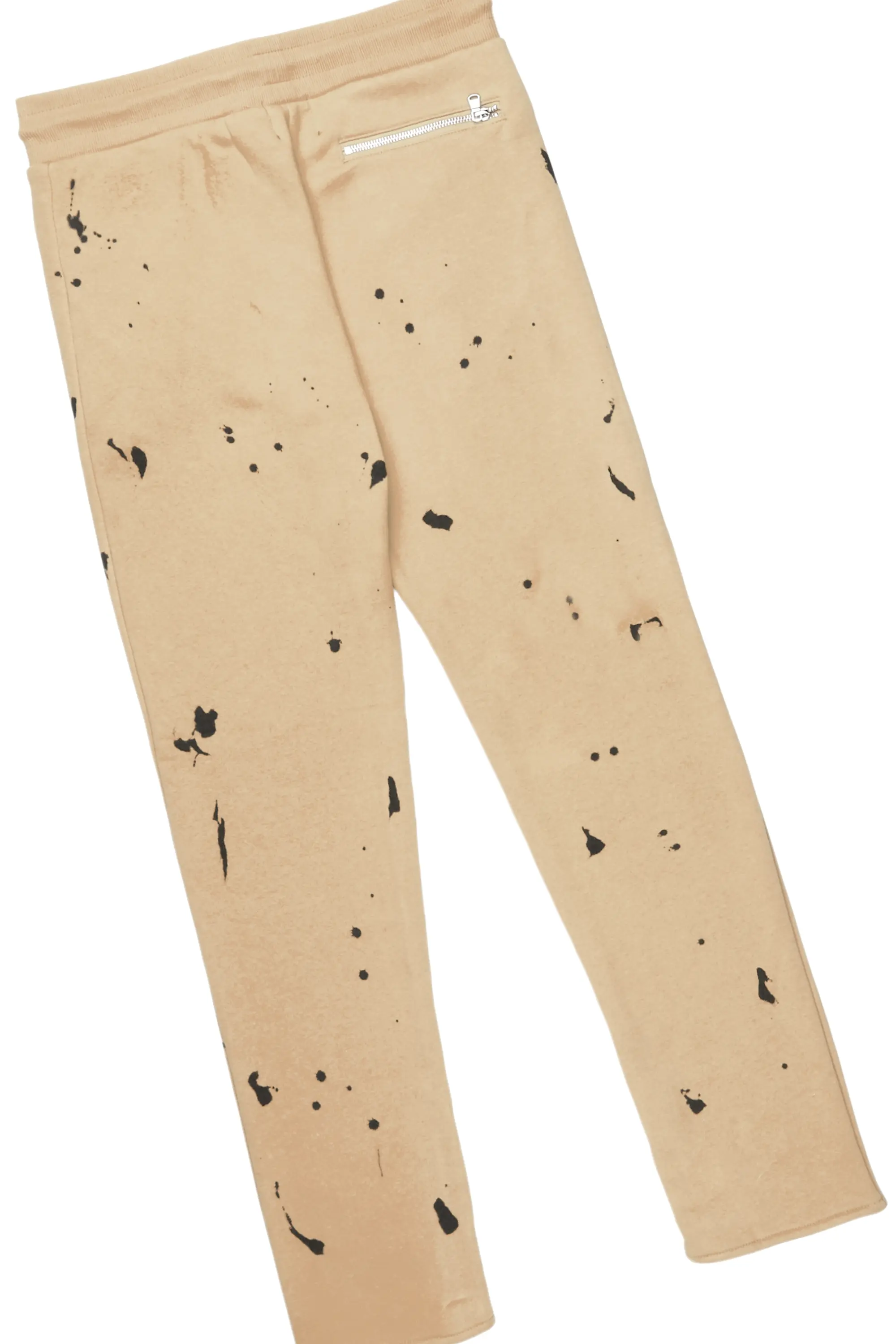 Raffer Beige Slim Fit Track Set - Image 9